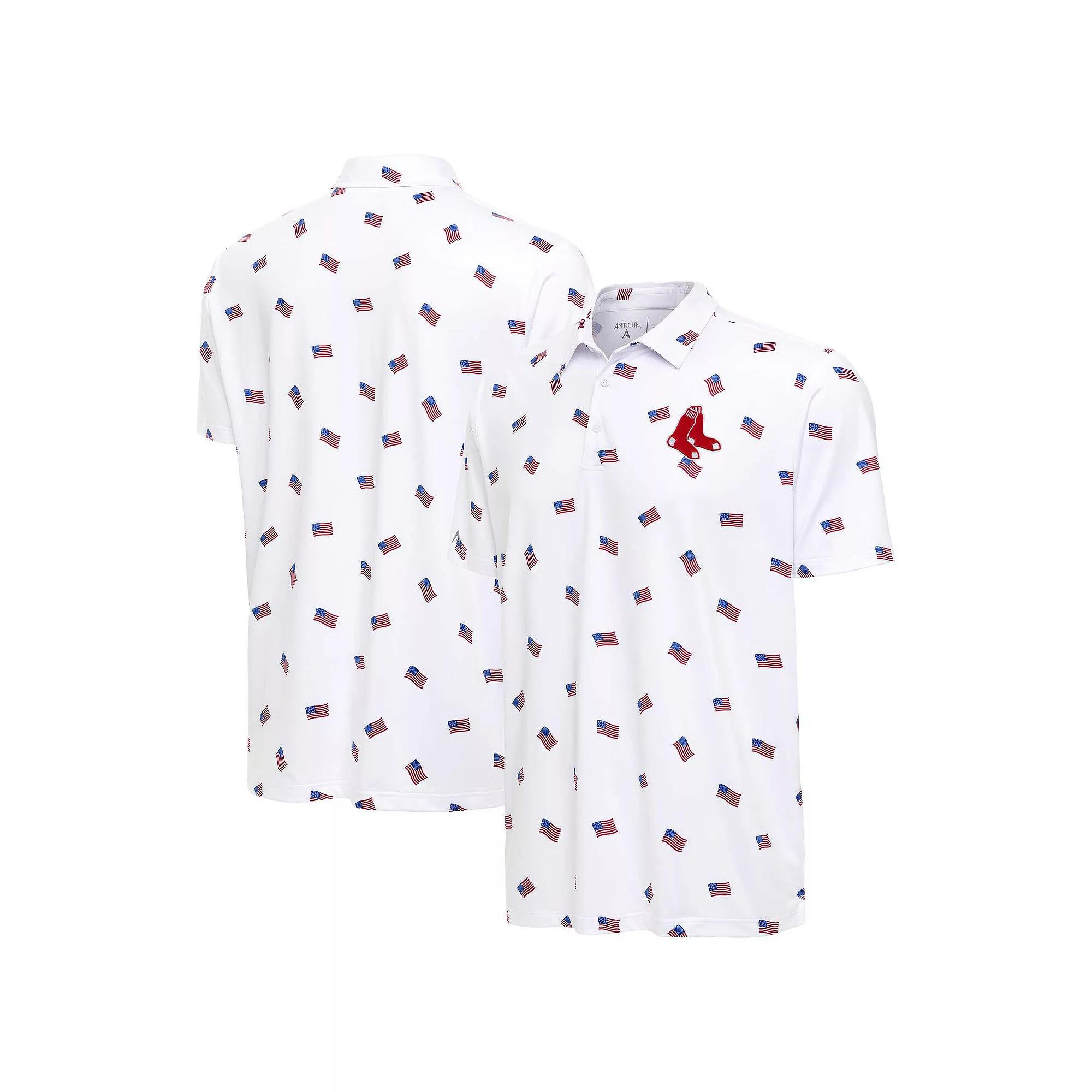 Men's Antigua White Seattle Mariners Americana Polo,  Product Image