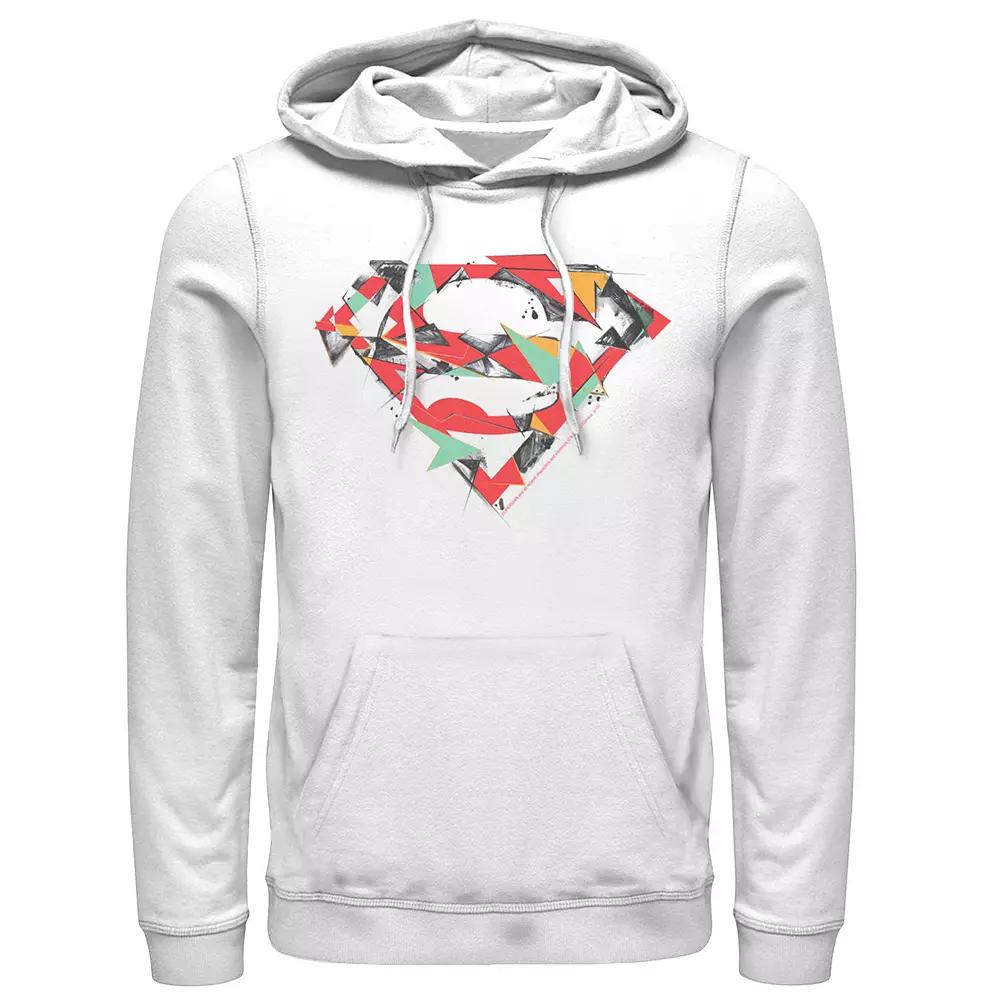 Men's DC Comics Superman Polygon Chest Logo Hoodie,  Product Image