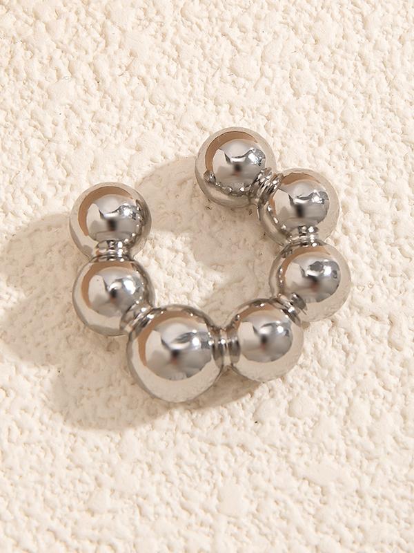 Geometric Solid Color Ear Clip Product Image