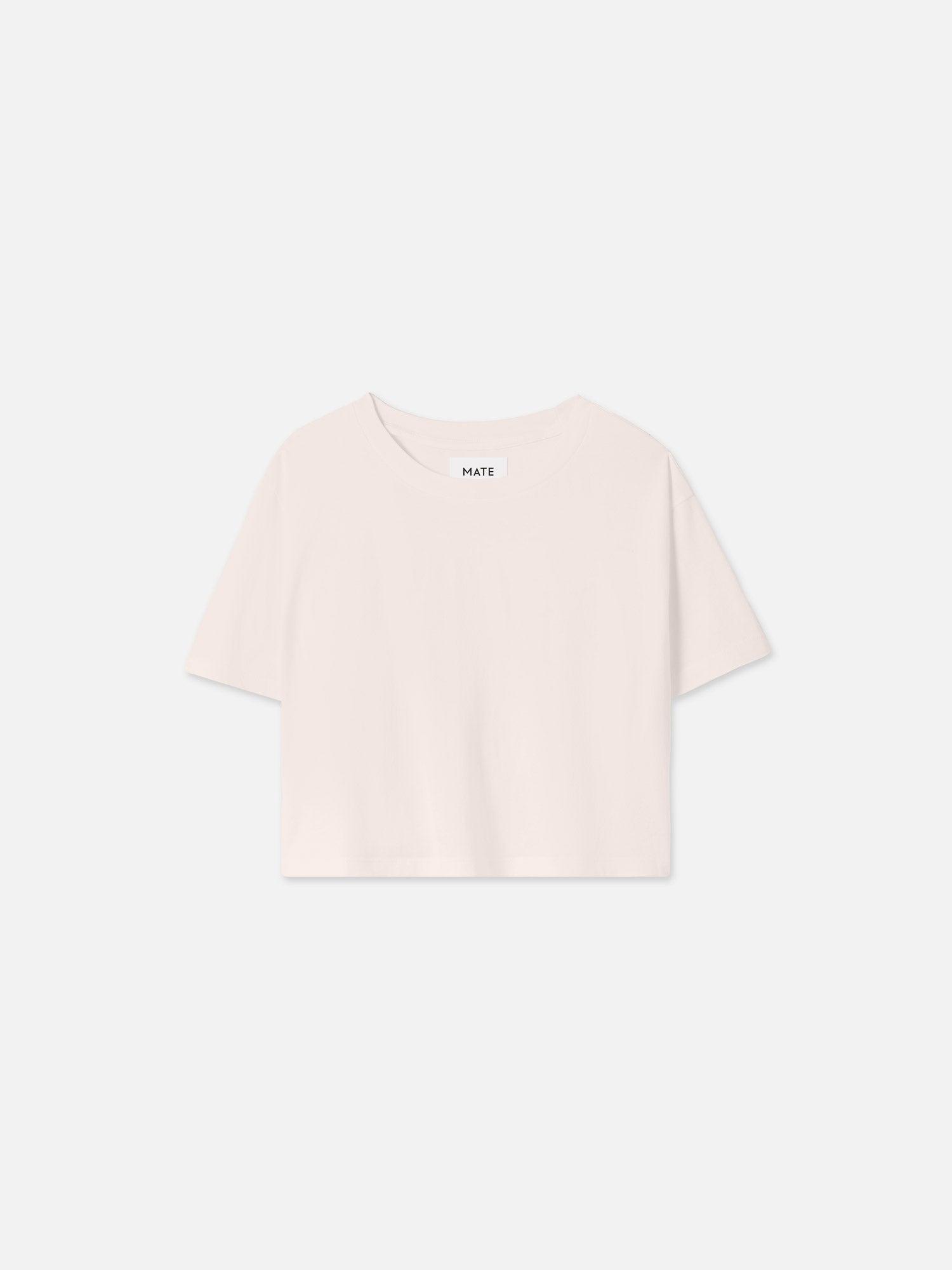 Organic Cotton Relaxed Crop Tee Female Product Image