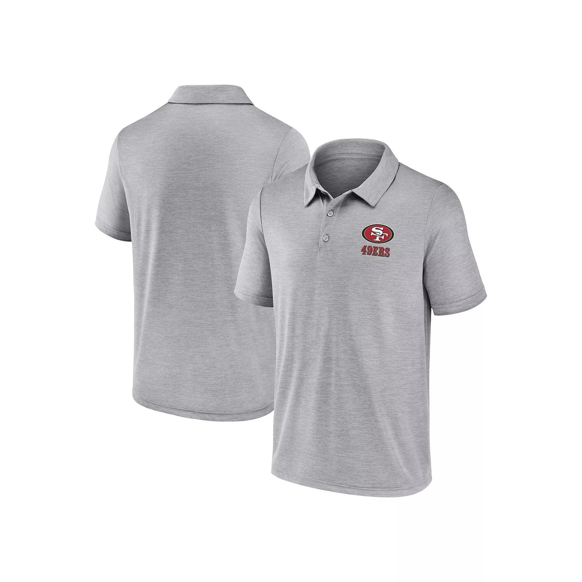 Mens Fanatics Gray San Francisco 49ers Making Waves Polo Product Image