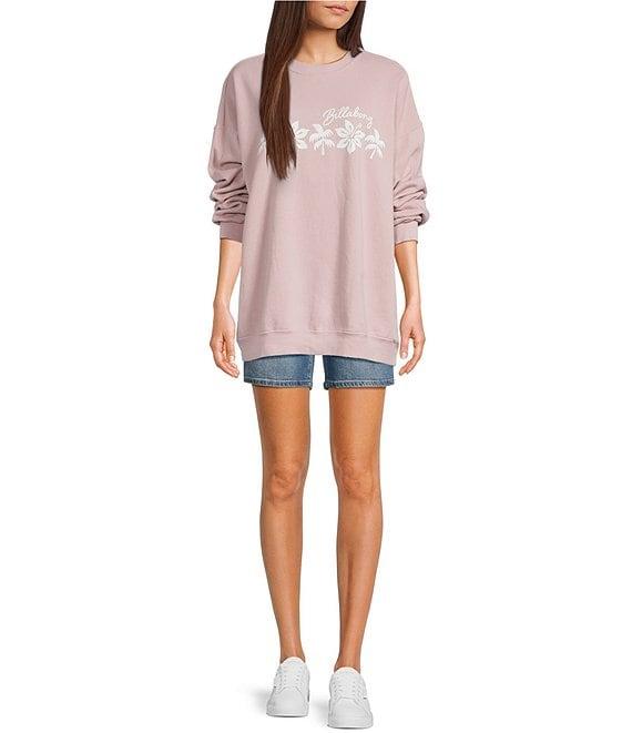 Billabong Ride In Crew Long Sleeve Fleece Sweatshirt Product Image