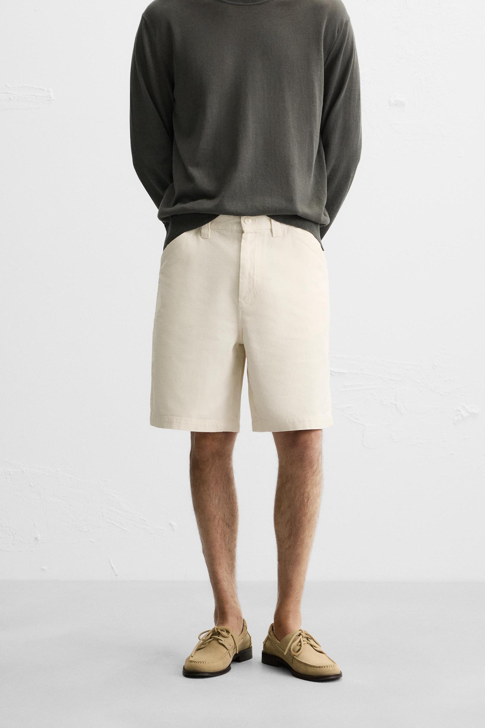 CANVAS TEXTURED SHORTS Product Image