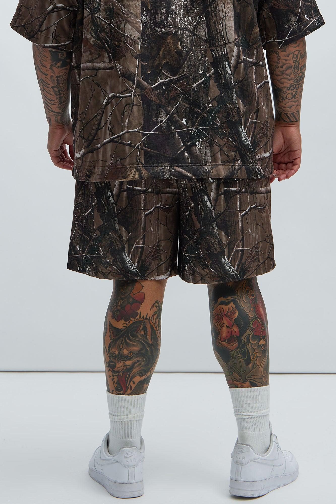 Kyal Relaxed Shorts - Camouflage Product Image