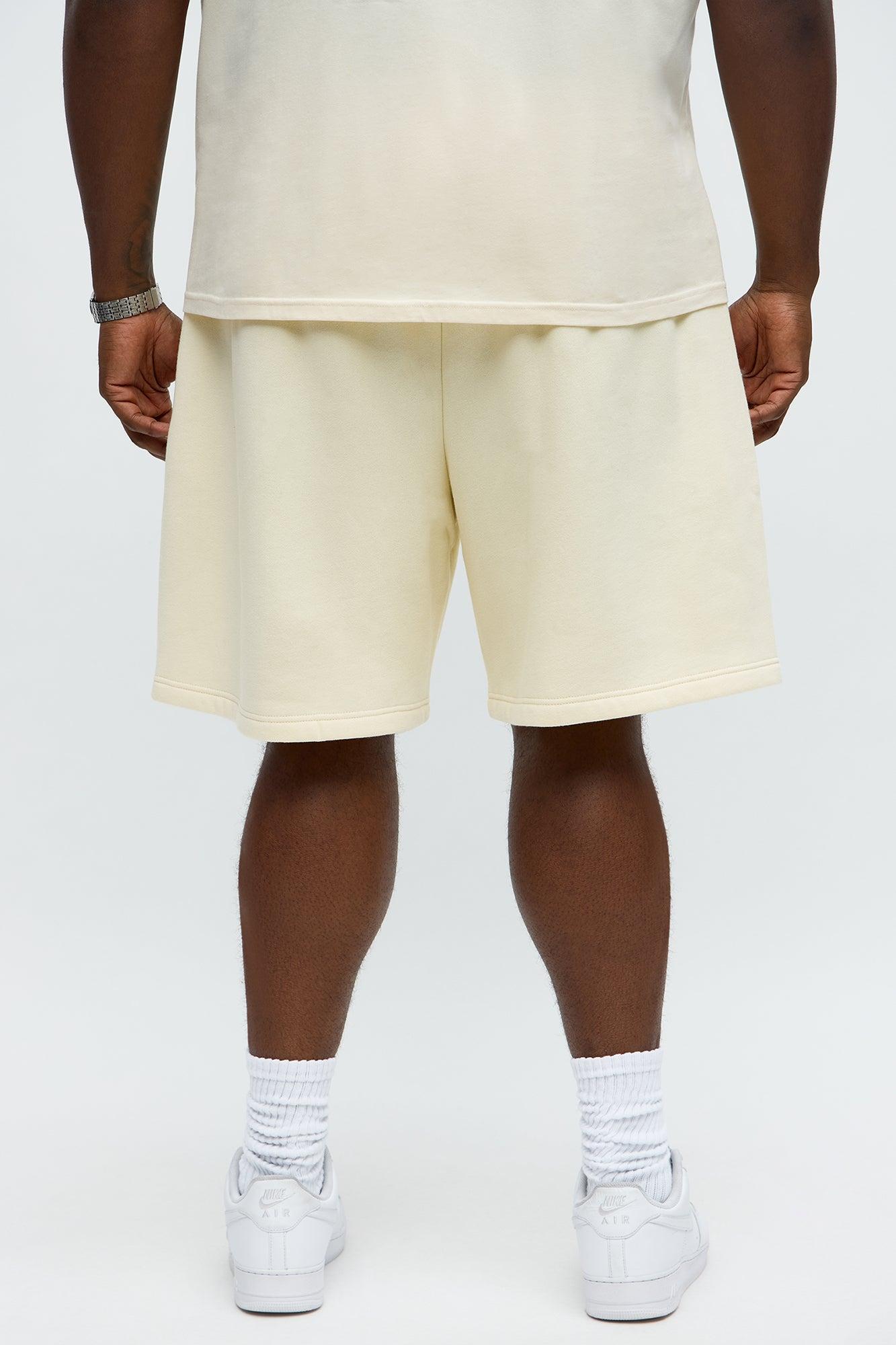 Sinners Club Sweatshort - Cream Male Product Image