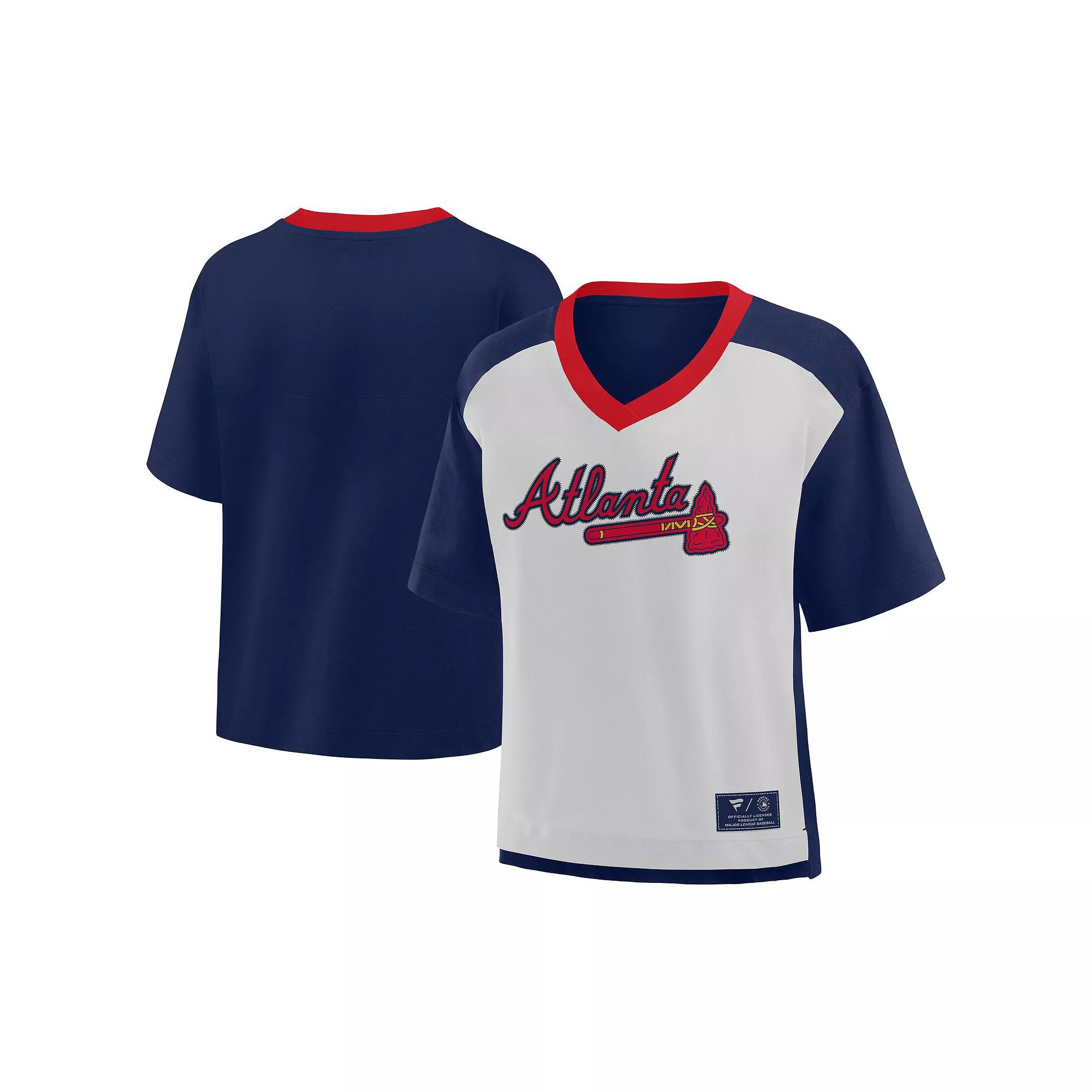 Women's Fanatics Navy/Graphite Atlanta Braves Over Product Image