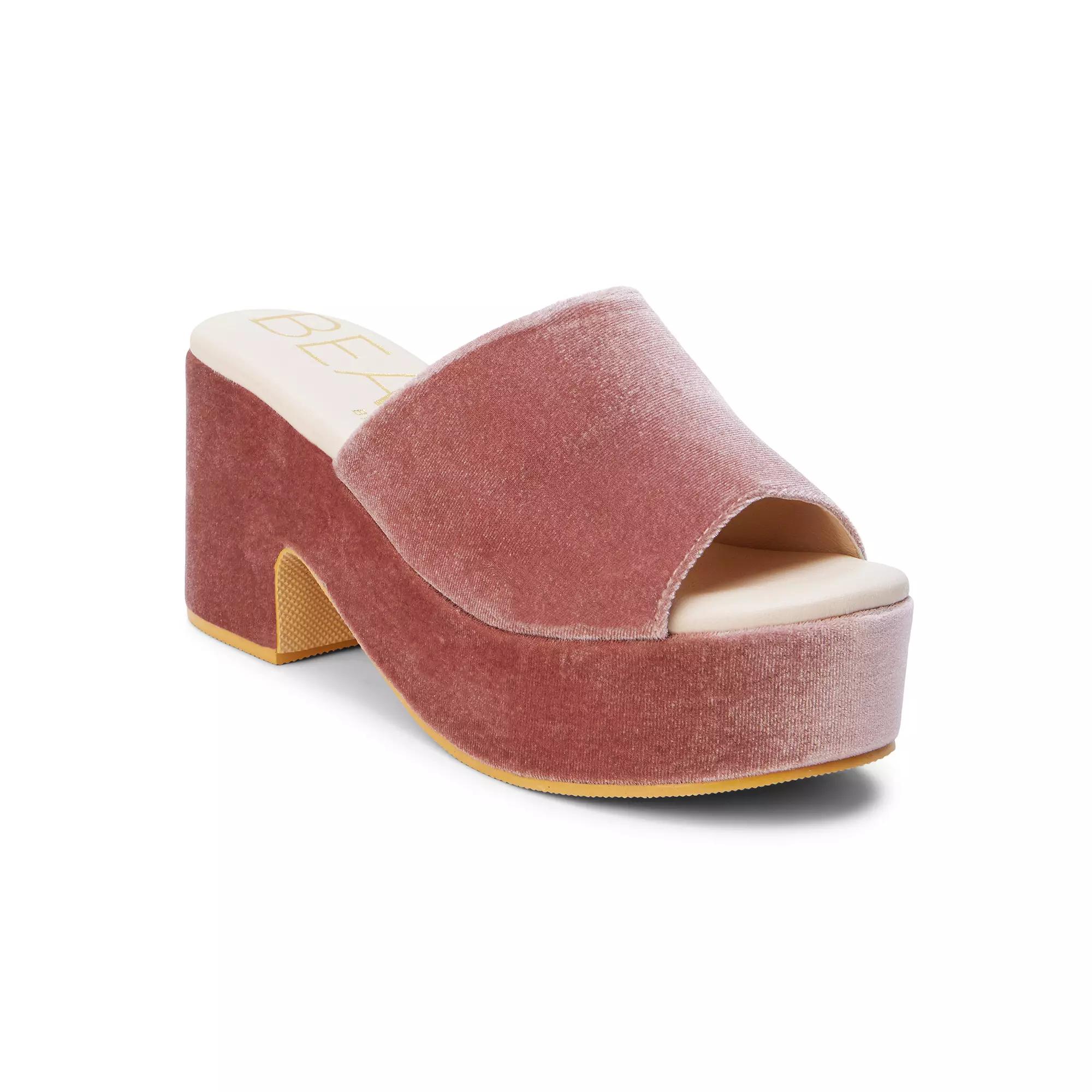 Beach by Matisse Terry Women's Platform Sandals, Size: 9, Pink Velvet Product Image