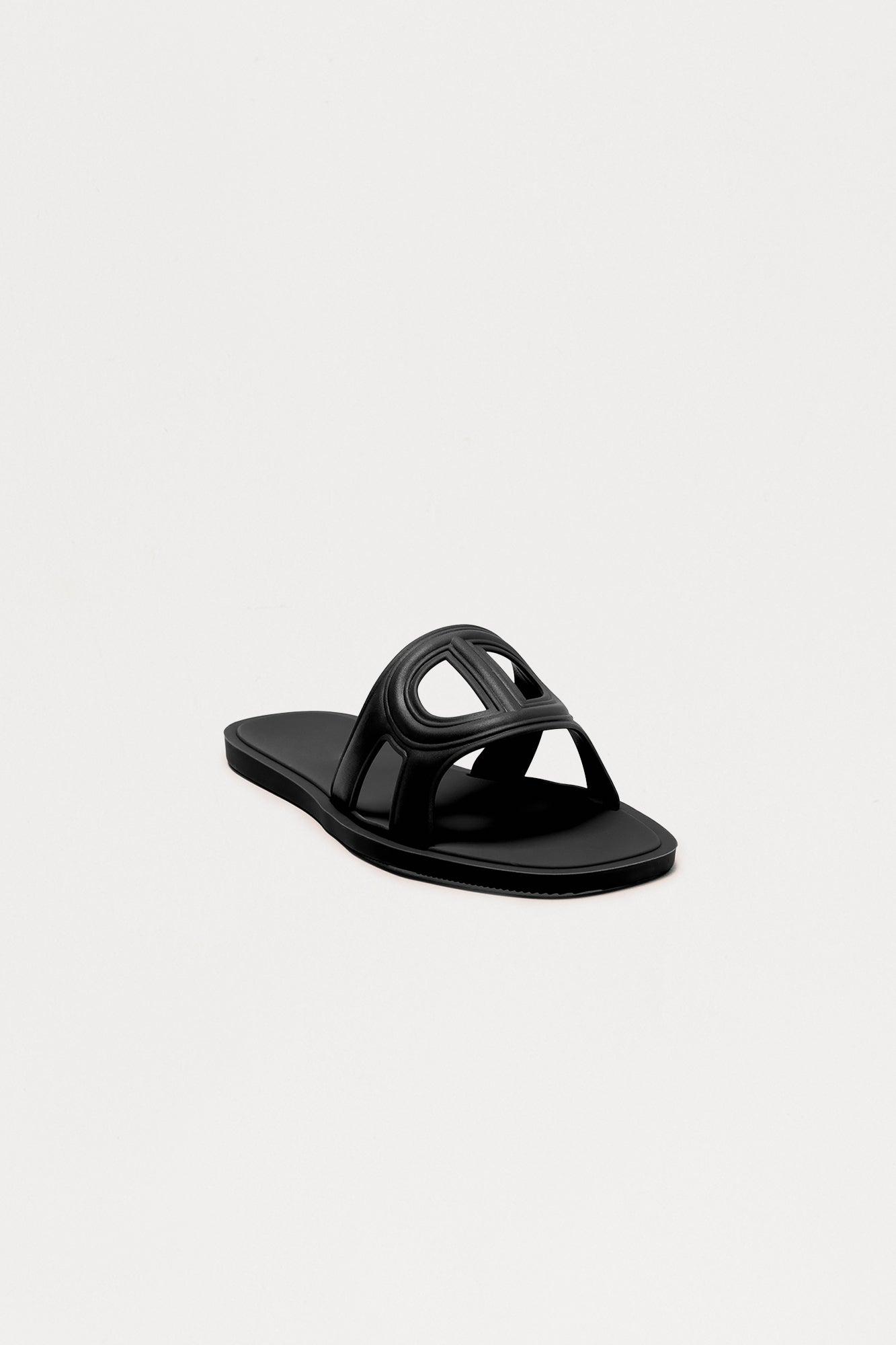 Shawn Slip On Sandals - White Female Product Image
