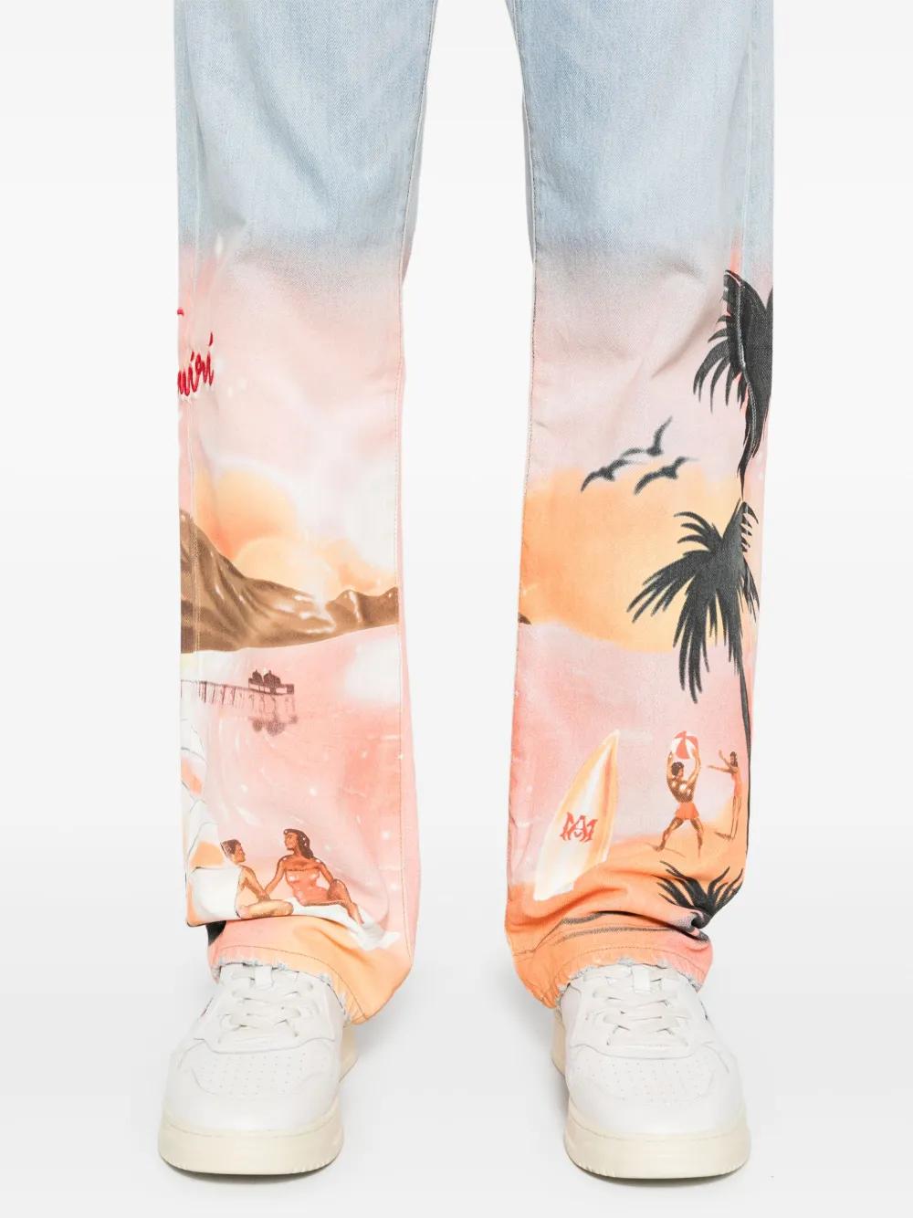 logo-embroidered jeans Product Image