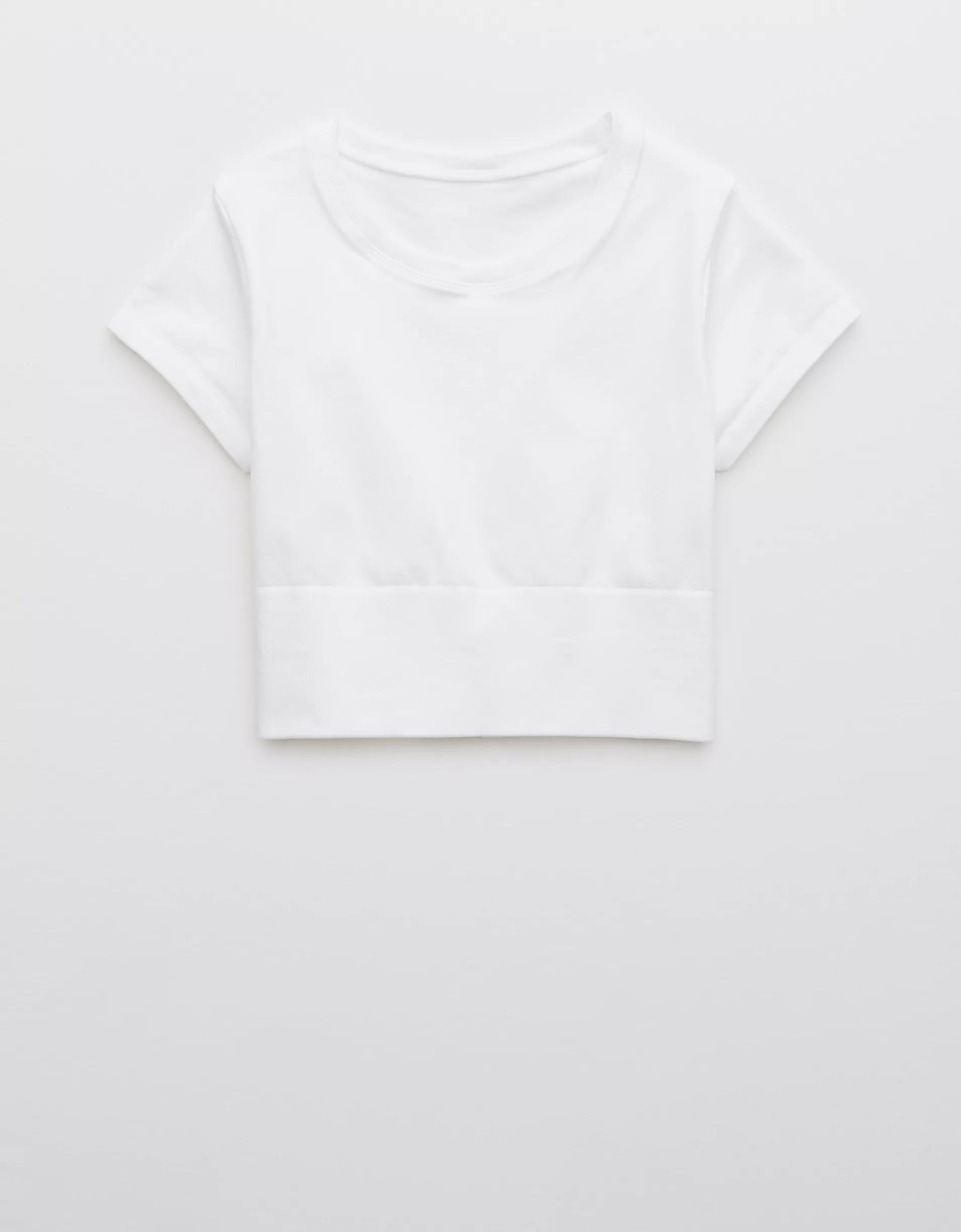 OFFLINE By Aerie Sidewalk Seamless Cropped T-Shirt Product Image