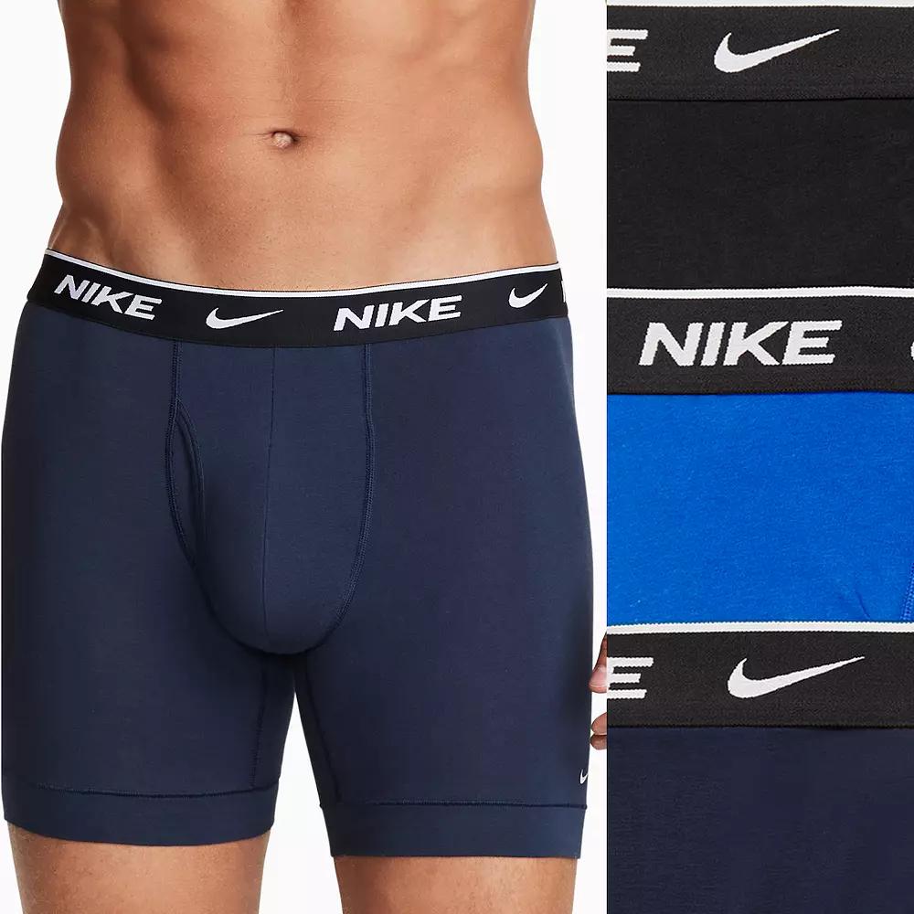 Nike Mens Stretch Cotton Boxer Briefs (3-Pack Product Image