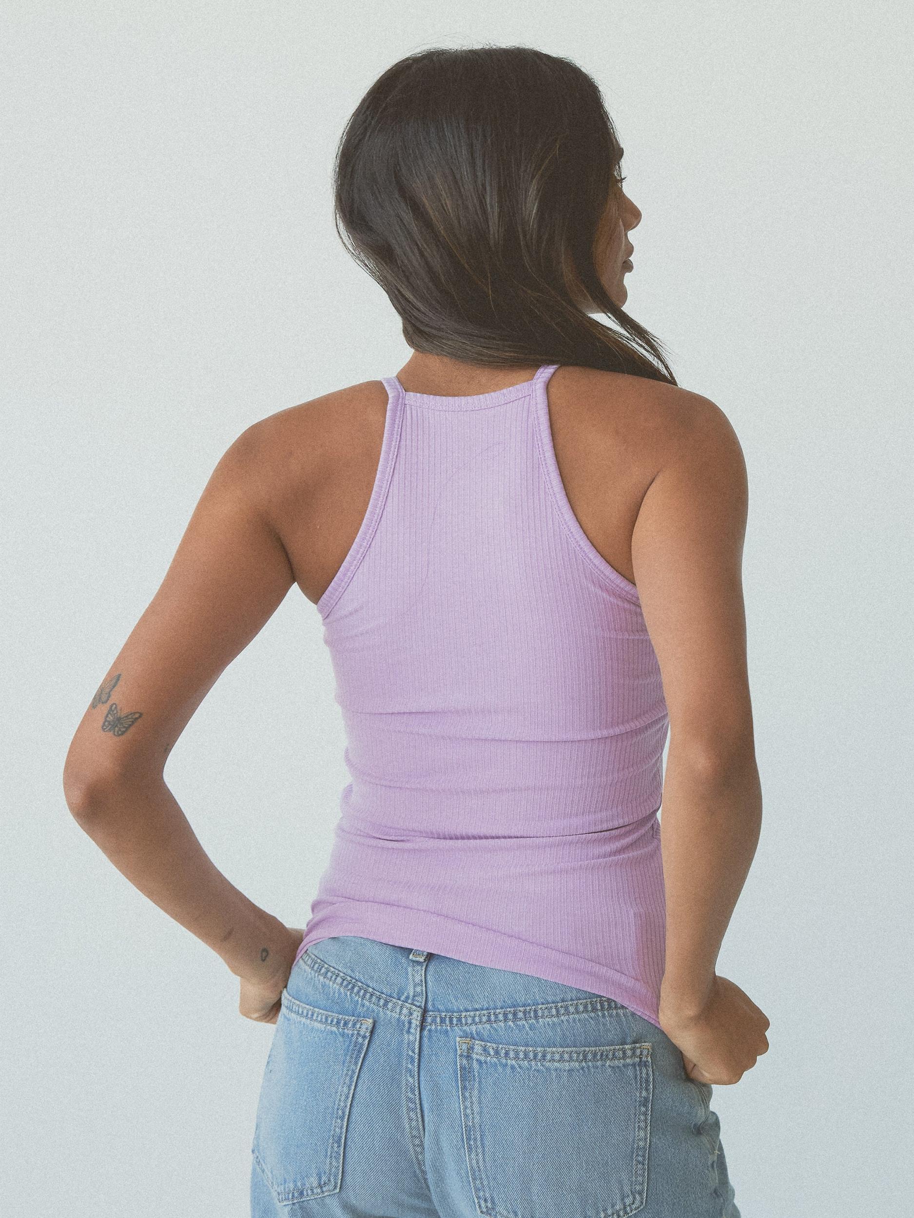 Ribbed High Neck Brami Product Image