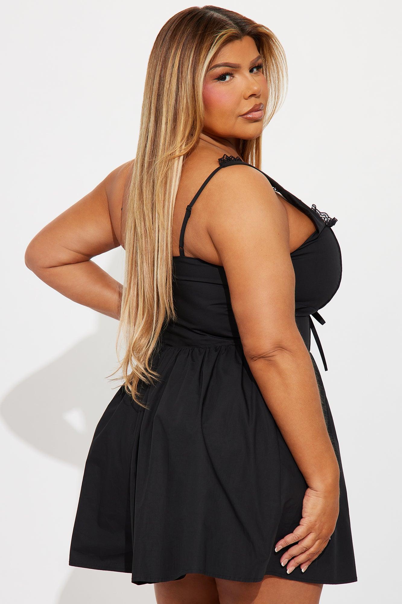 Sweet Not Silent Romper - Black Product Image