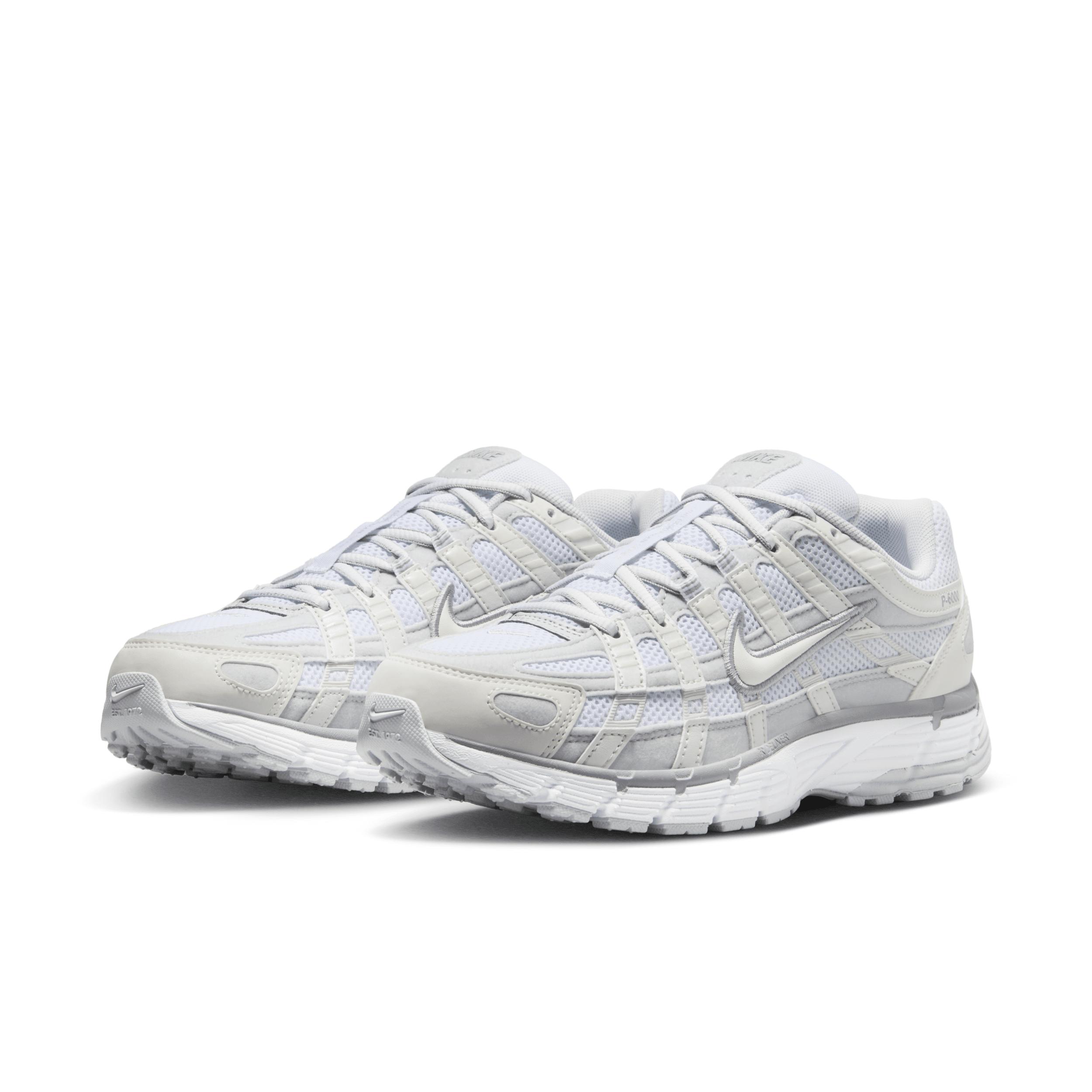 Nike Womens Nike P-6000 - Womens Shoes Silver/White Product Image