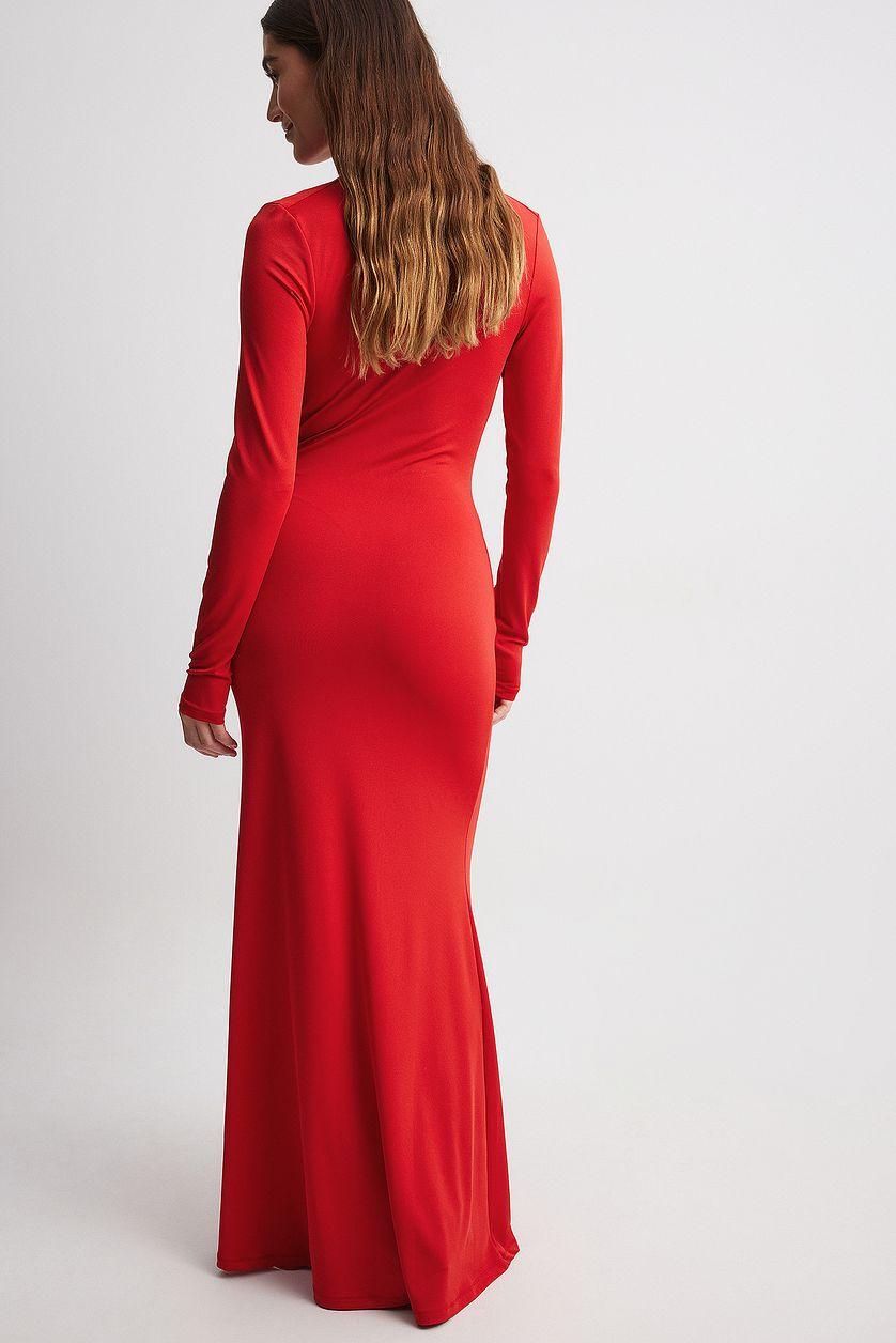 Draped Maxi Dress Product Image