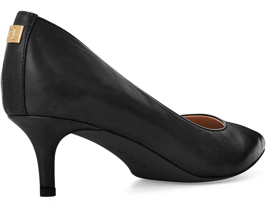 Lanette Crocodile Embossed Leather Pumps Product Image