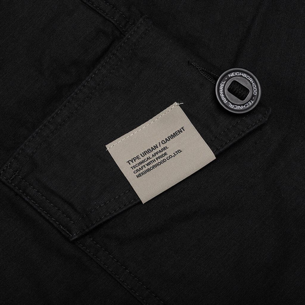 Wide Cargo Shorts Pants - Black Male Product Image