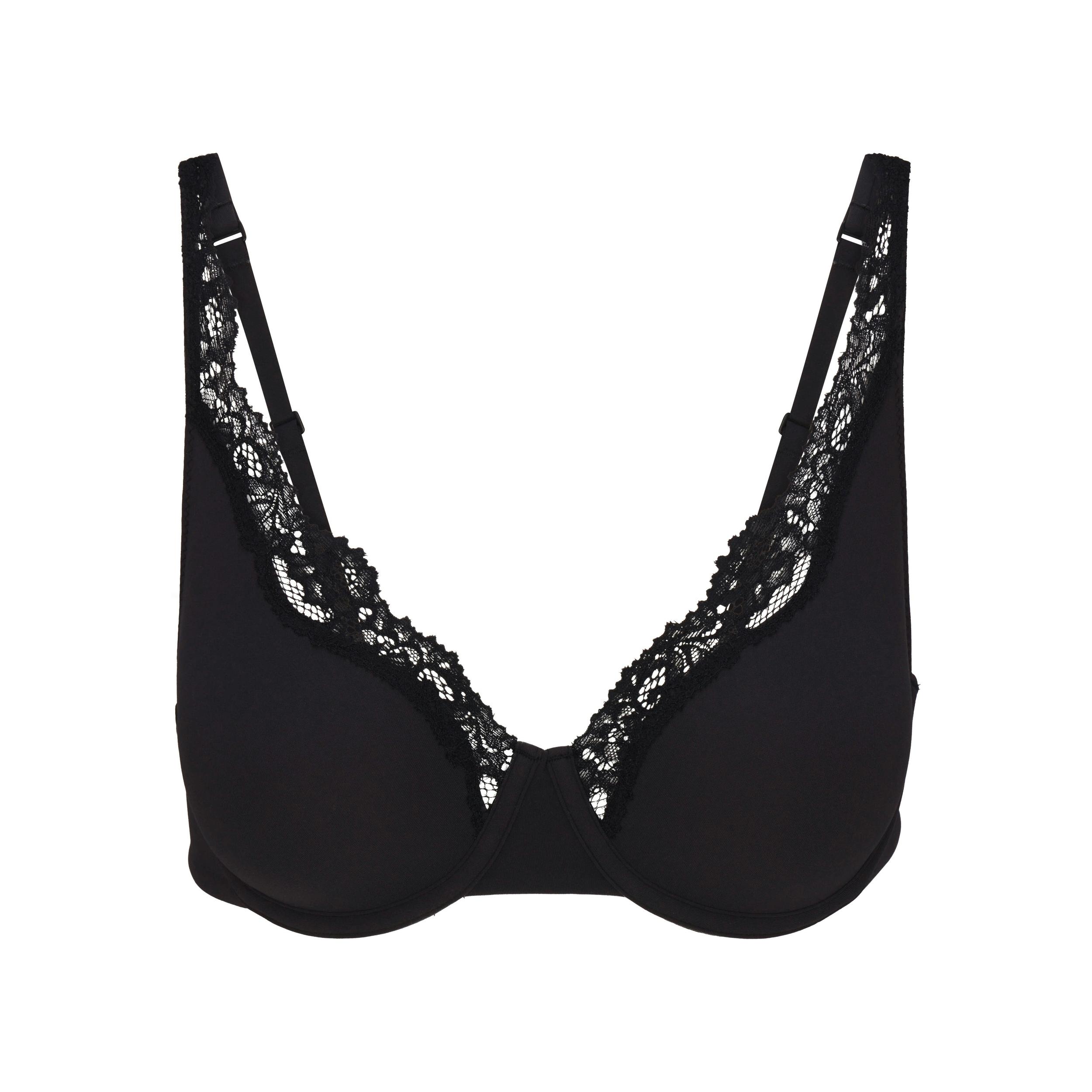 FITS EVERYBODY LACE UNLINED FULL COVERAGE BRA | ONYX Product Image