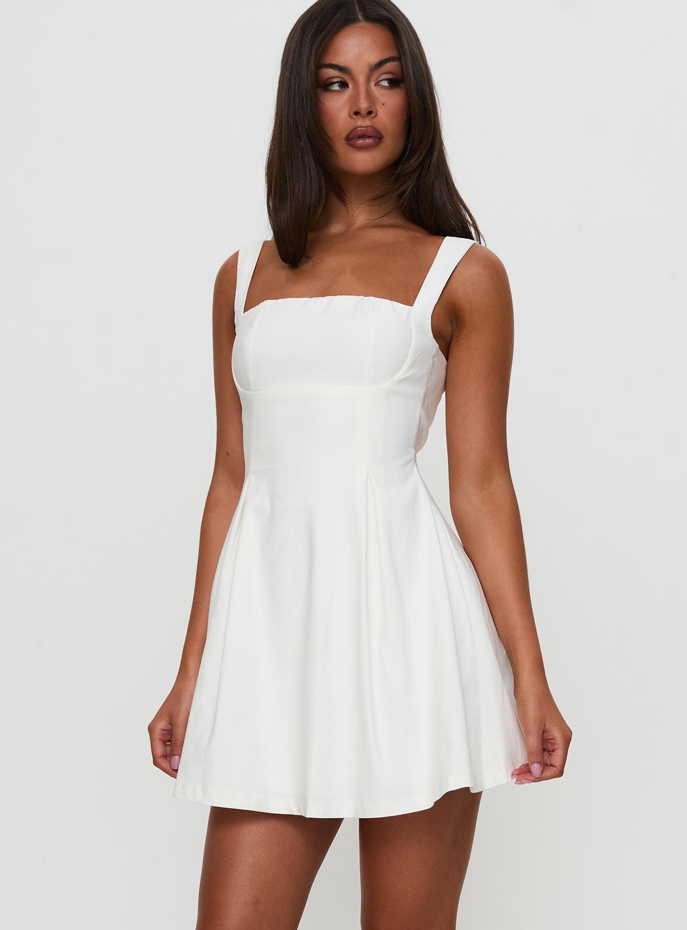 Xanthus Mini Dress White Product Image