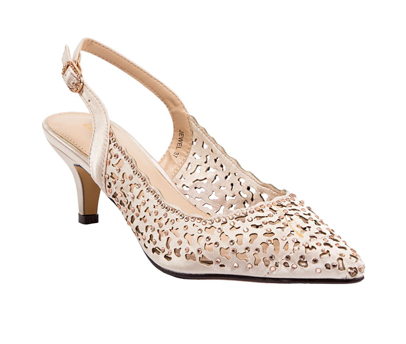 Women's Lady Couture Jewel Slingback Pumps Product Image