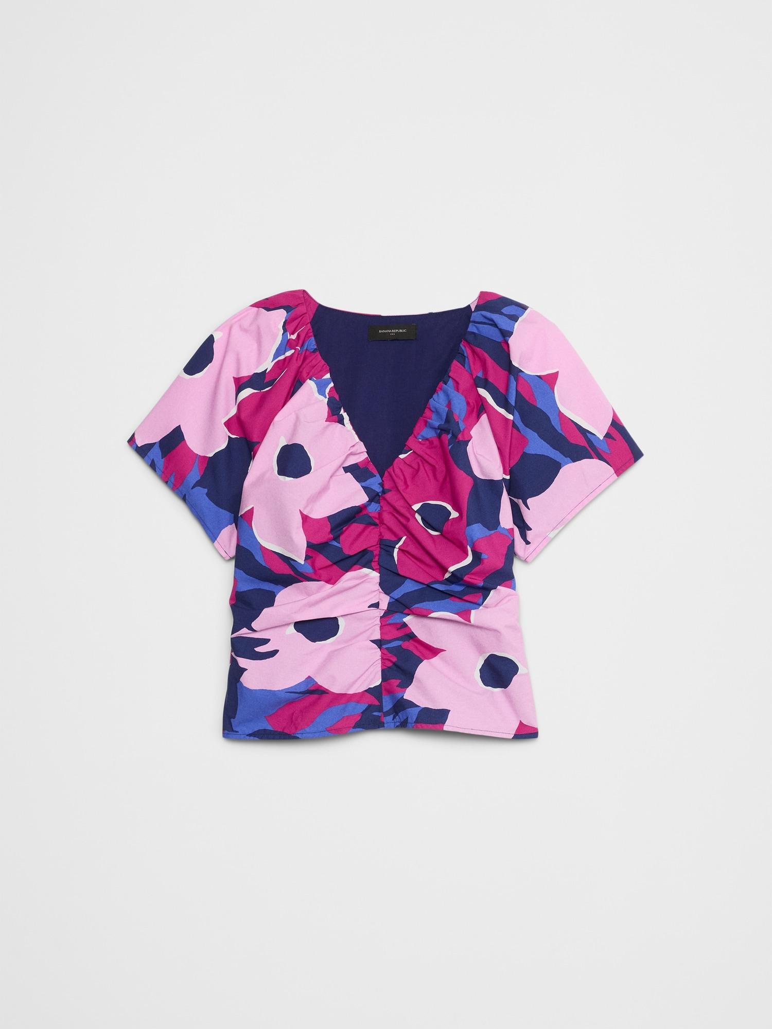 Fitted Poplin Top Product Image