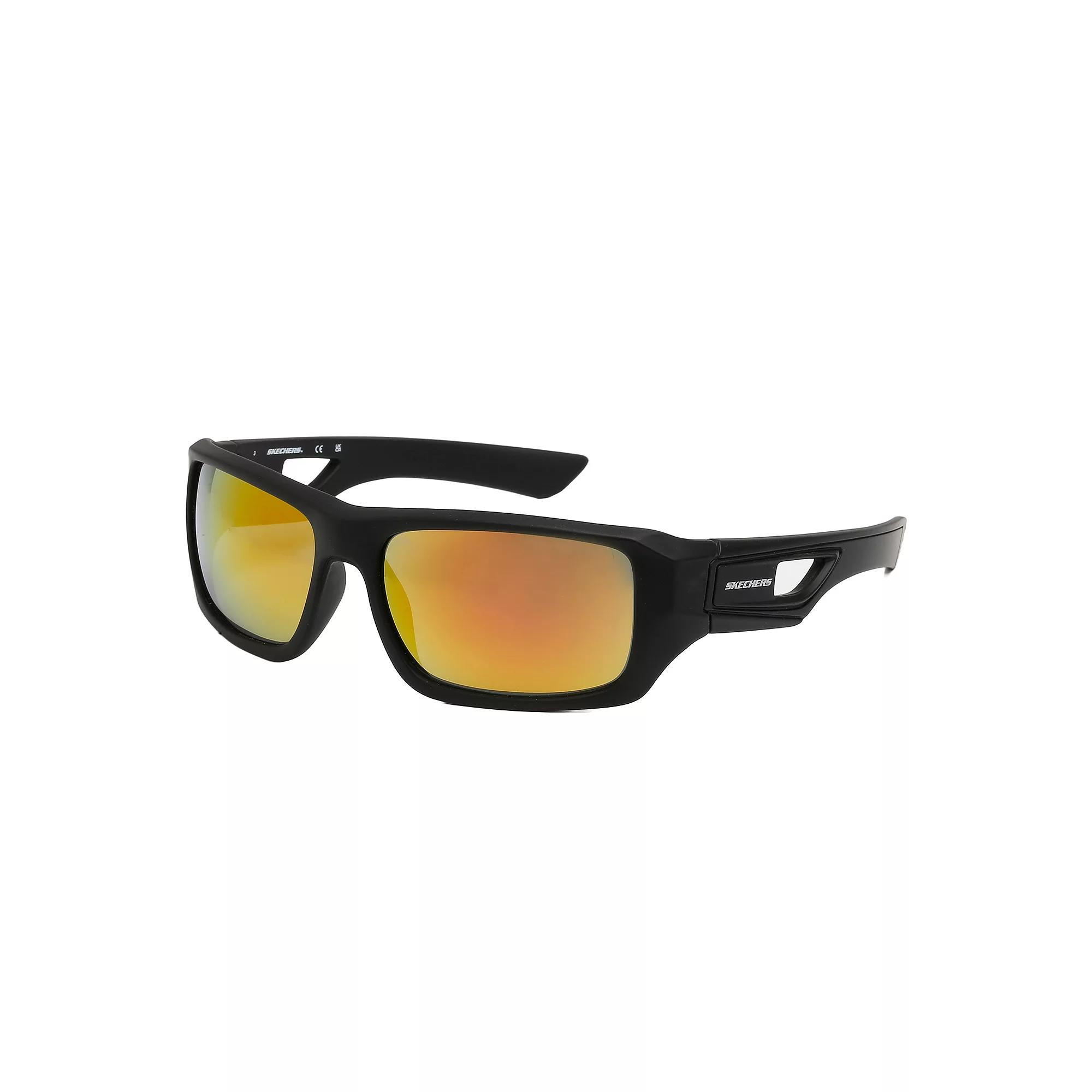 Men's Skechers® Shield 59mm Sunglasses, Black Product Image