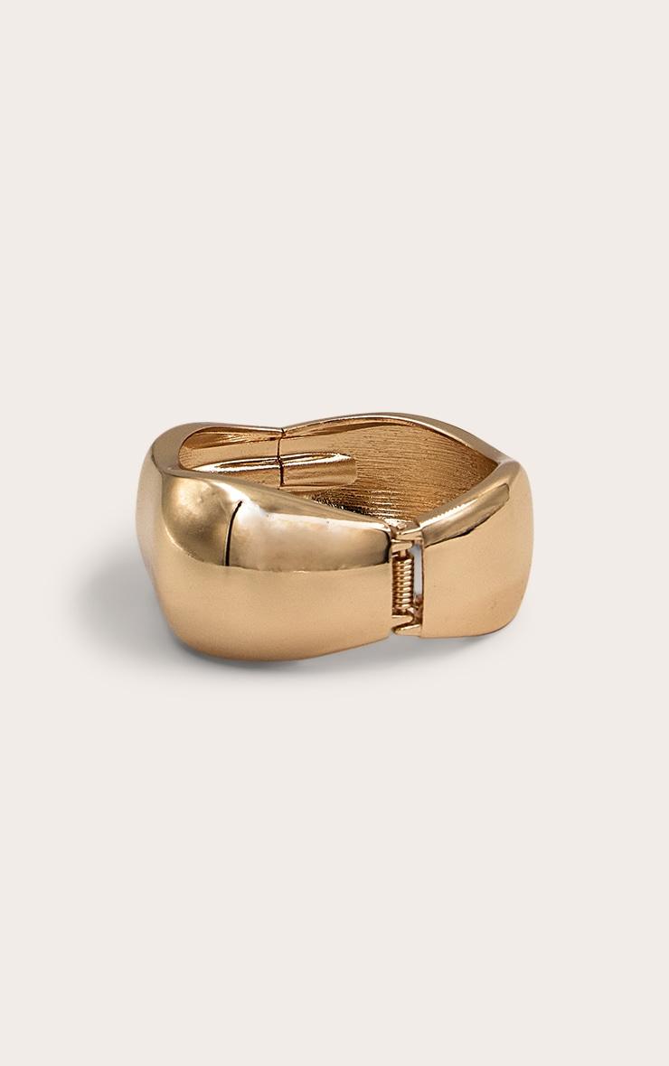 Gold Smooth Abstract Cuff Product Image