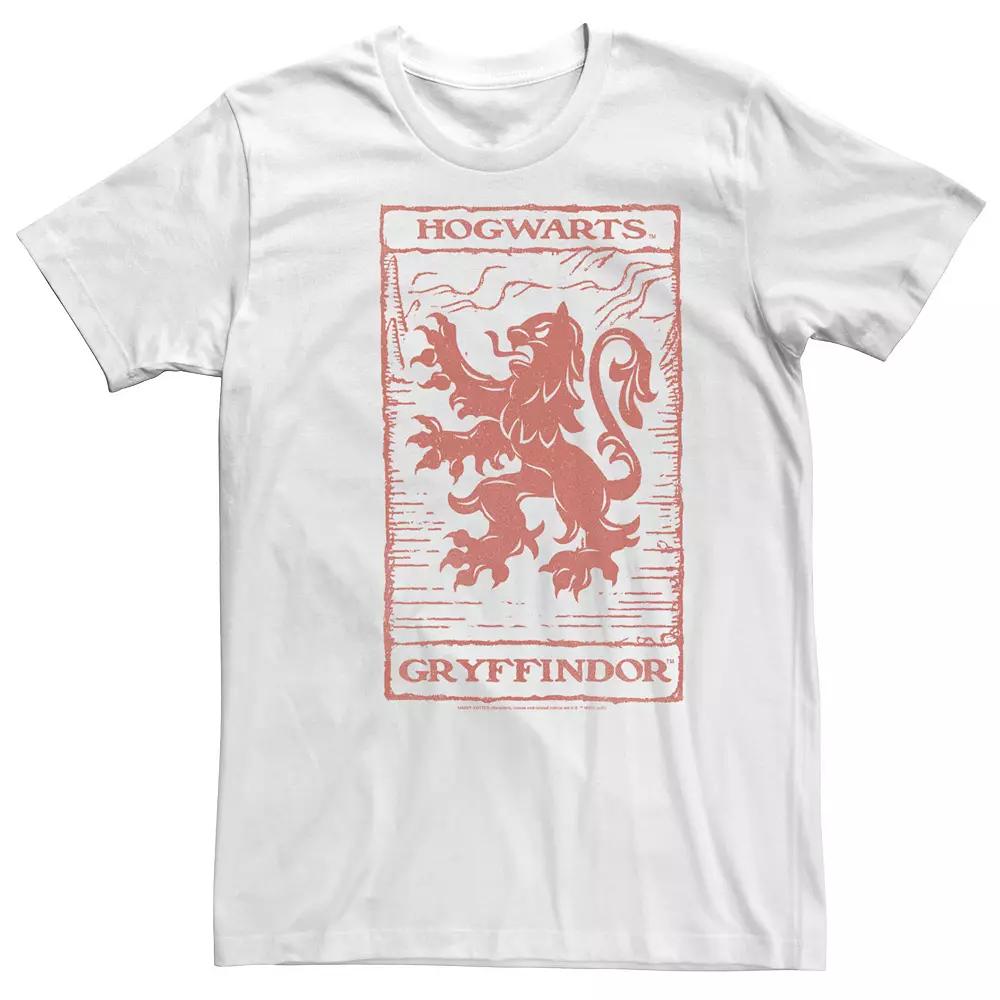 Big & Tall Harry Potter Gryffindor Vintage Poster Tee, Men's,  Product Image