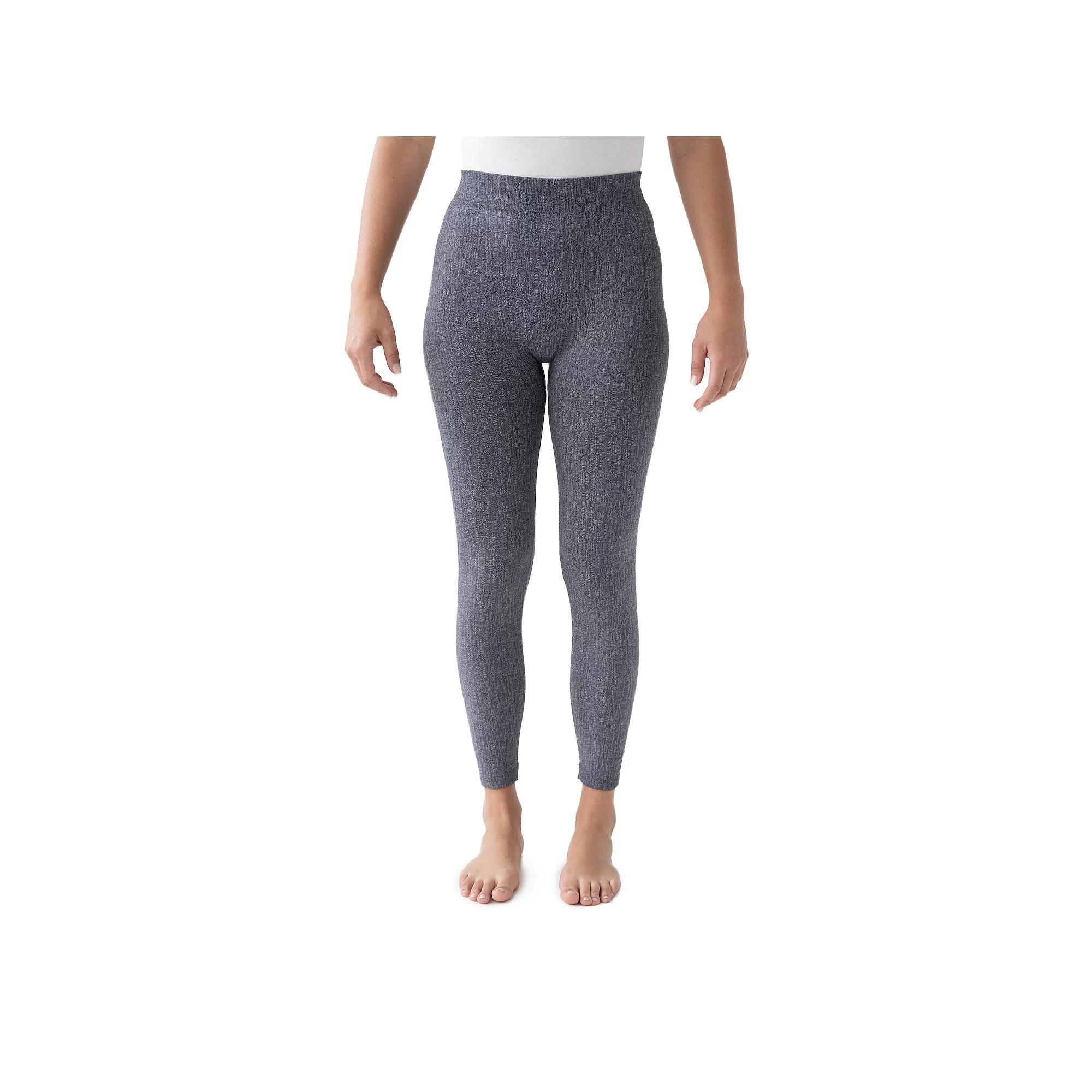 Women's MUK LUKS Faux Denim Leggings,  Product Image