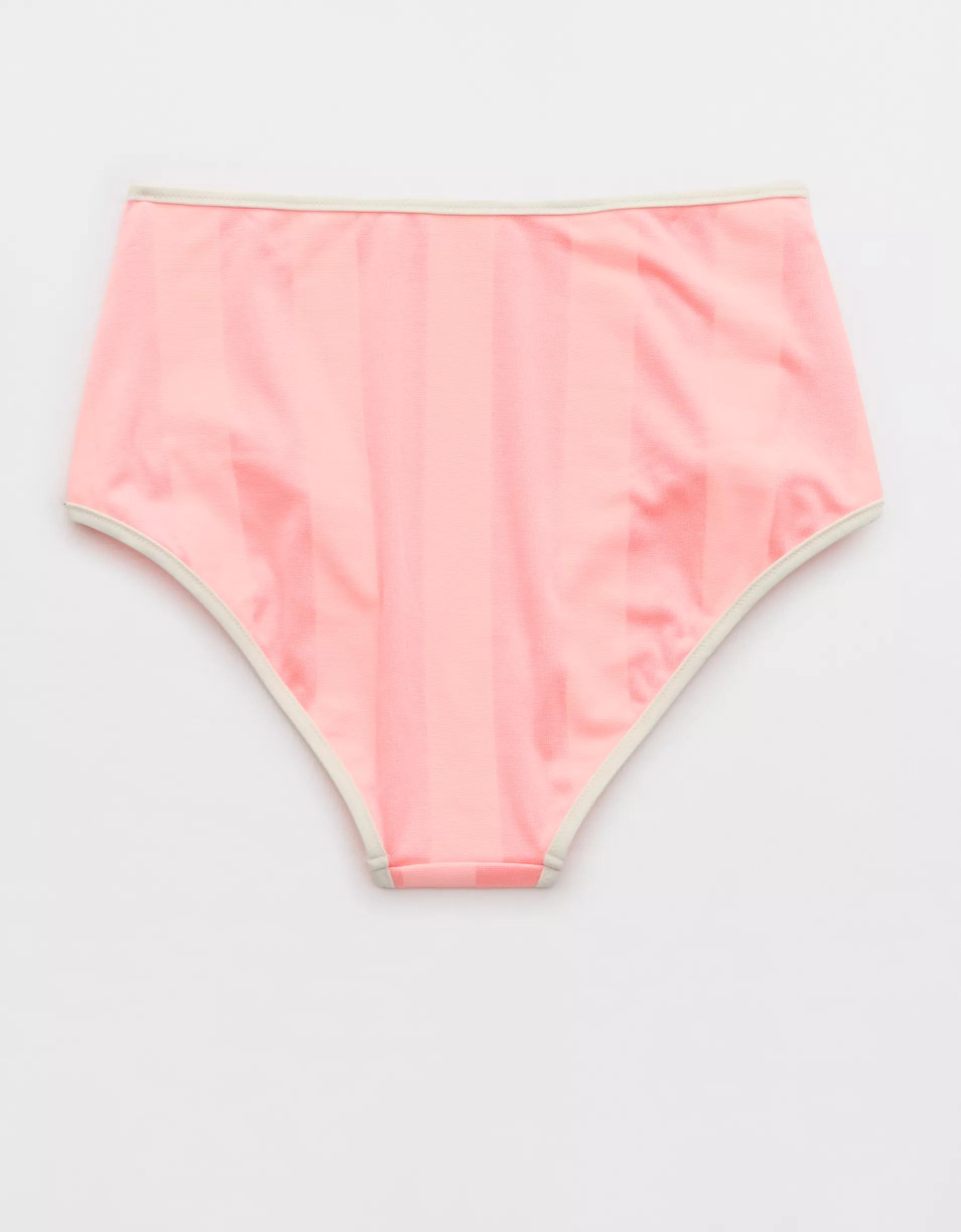 Aerie High Waisted Shine Bikini Bottom Product Image