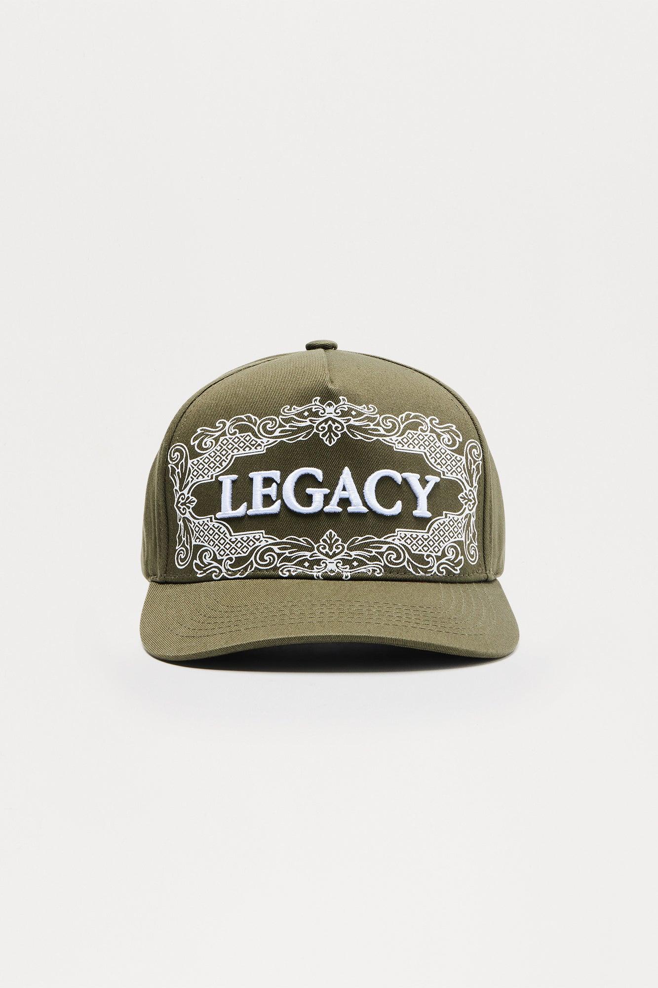 Legacy Structured Twill Snapback Hat - Olive Male Product Image