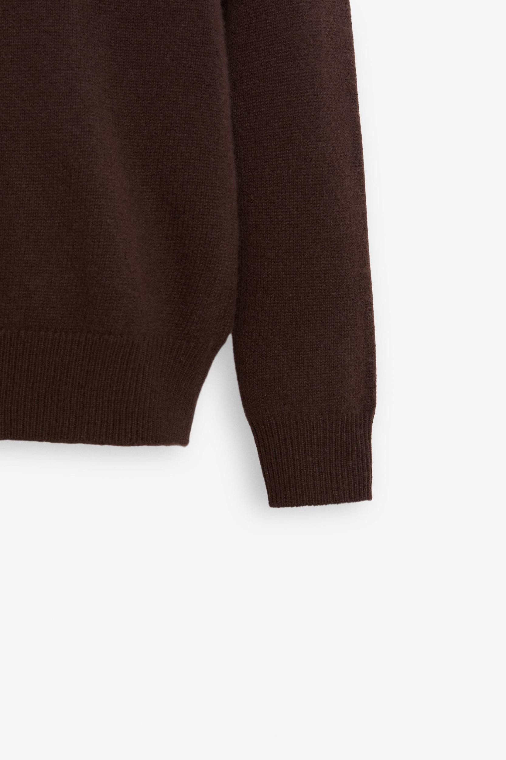 100% CASHMERE PLAIN SWEATER Product Image