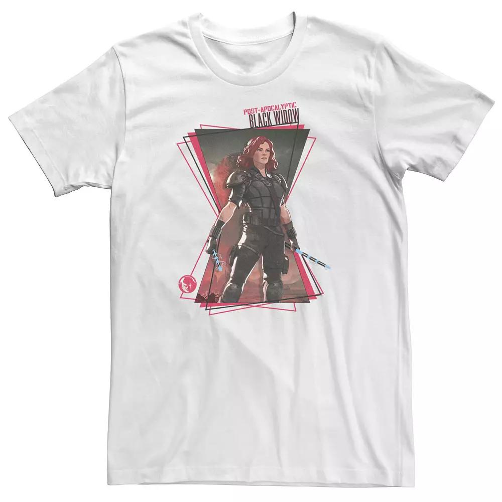 Big & Tall Marvel What If Black Widow Hourglass Tee, Men's,  Product Image