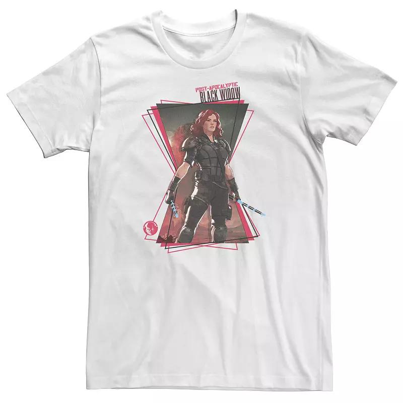 Big & Tall Marvel What If Black Widow Hourglass Tee, Men's,  Product Image
