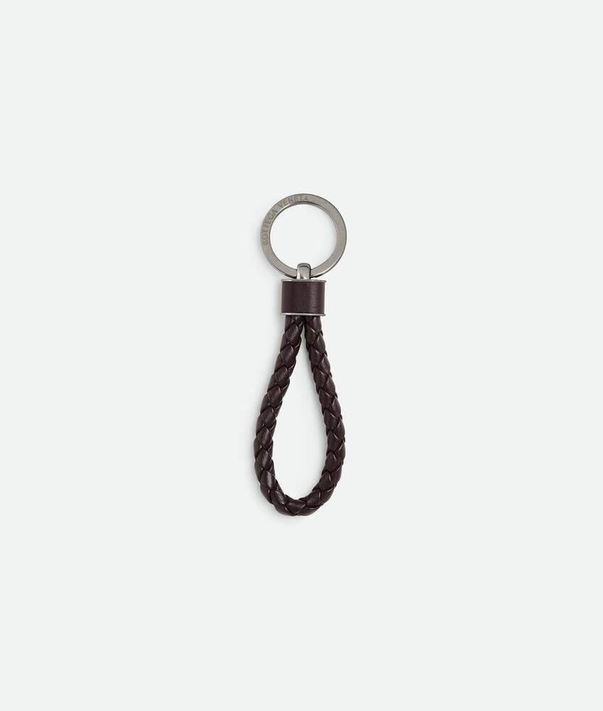 Men's Intreccio Key Ring in Fondant Product Image