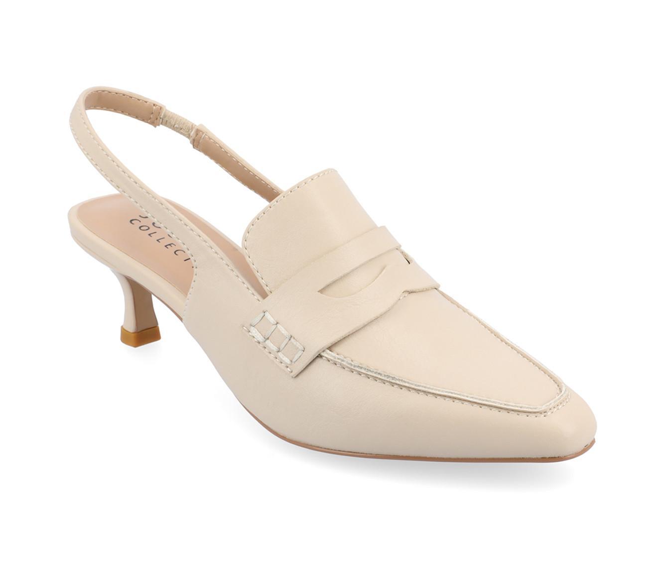 Women's Journee Collection Amory Slingback Loafer Pumps Product Image
