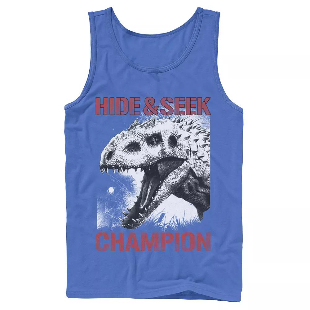 Men's Jurassic World Indominus Hide & Seek Champ Graphic Tank Top,  Product Image