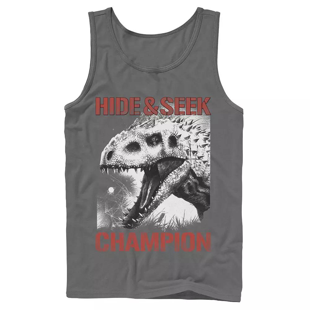 Men's Jurassic World Indominus Hide & Seek Champ Graphic Tank Top,  Product Image