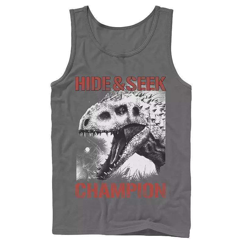 Men's Jurassic World Indominus Hide & Seek Champ Graphic Tank Top,  Product Image