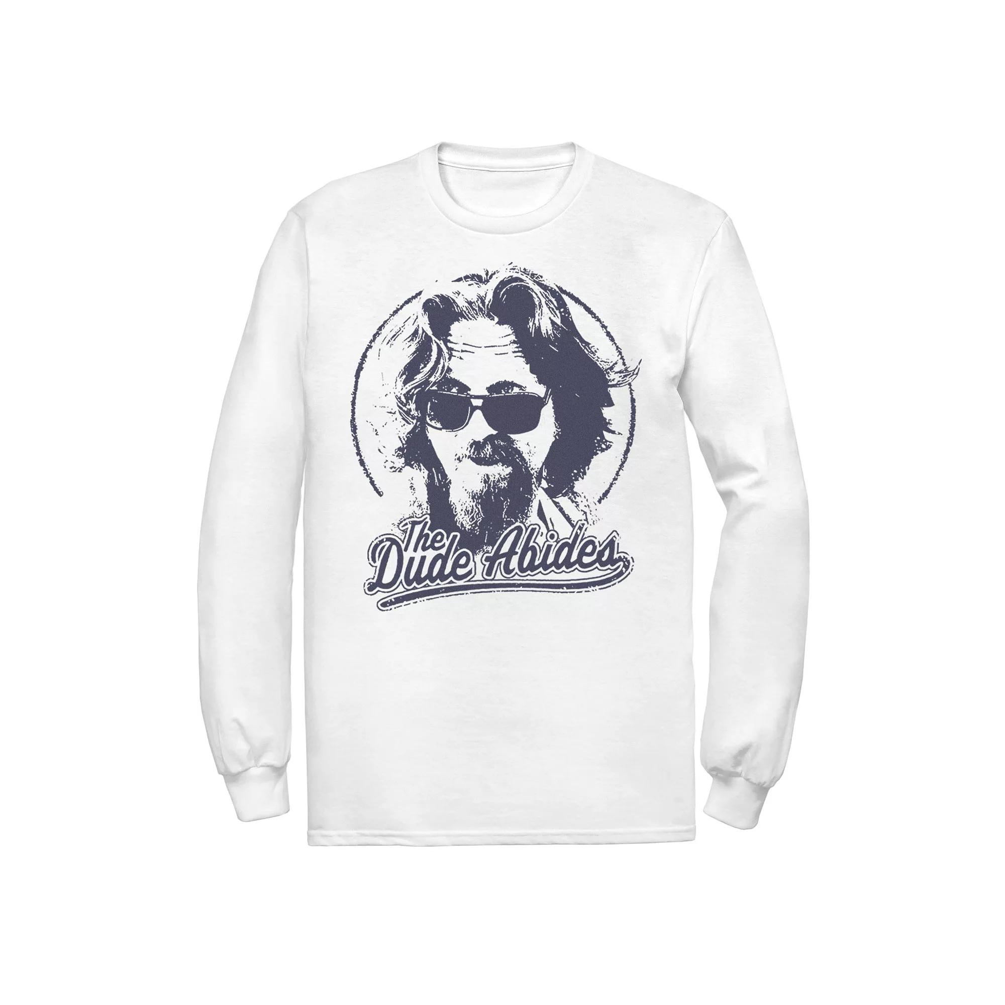 Men's Big Lebowski The Dude Abides Classic Circle Logo Tee,  Product Image