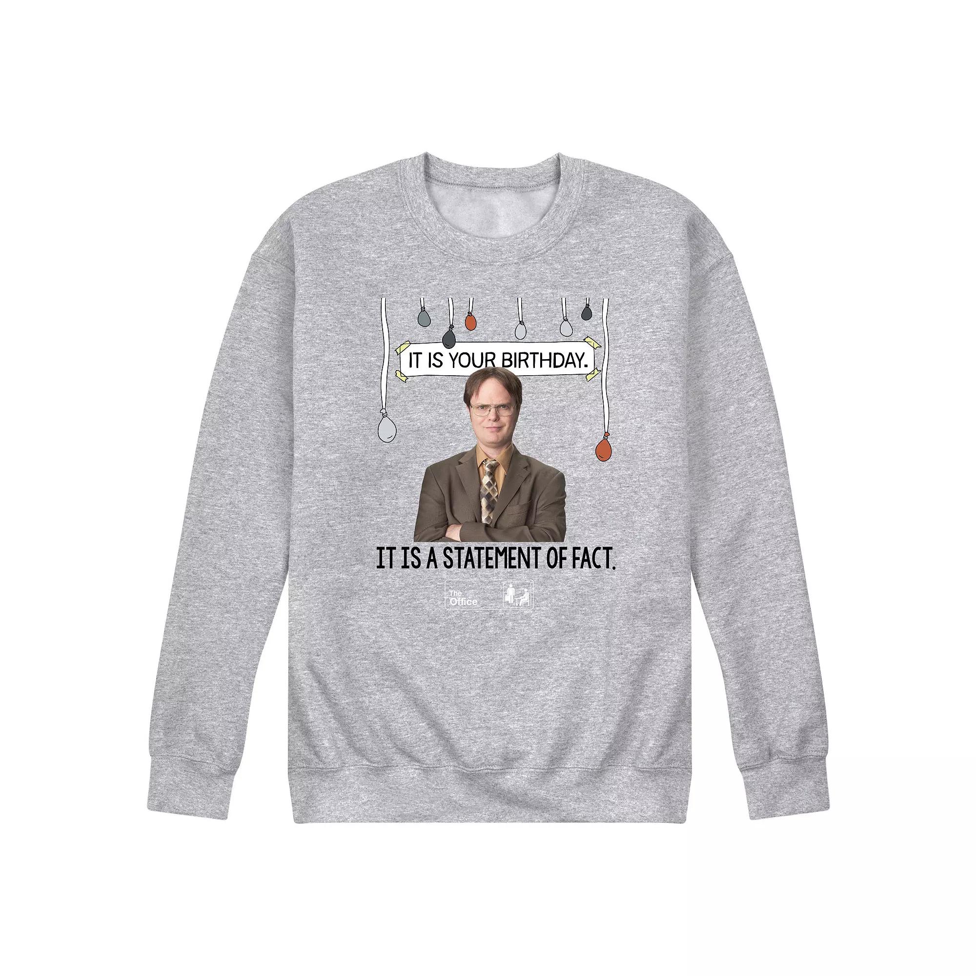 Men's The Office Your Birthday Sweatshirt,  Product Image