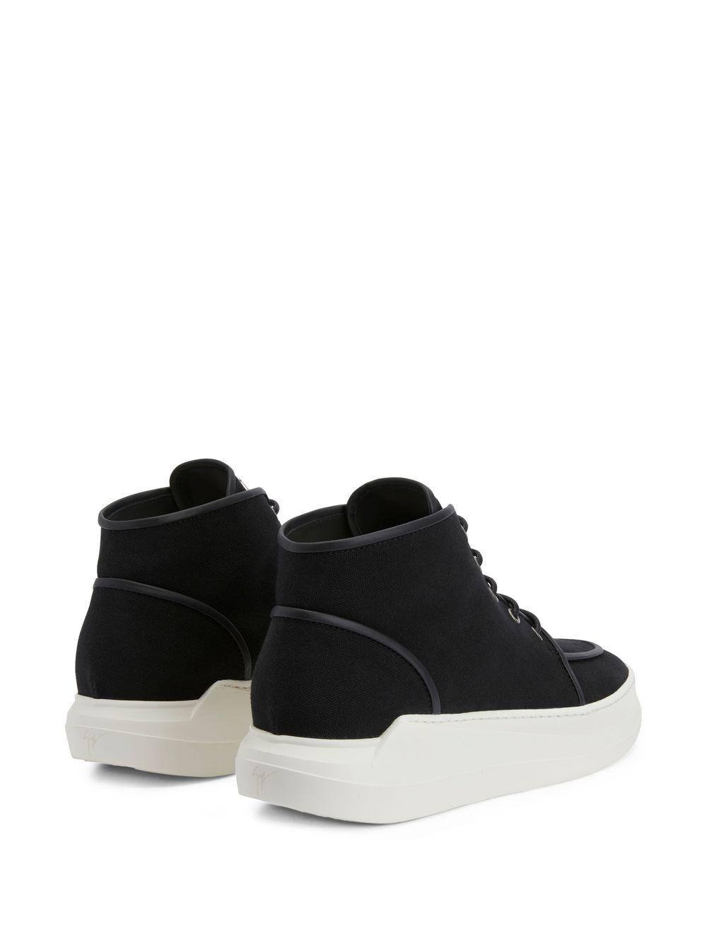 lace-up high-top sneakers Product Image