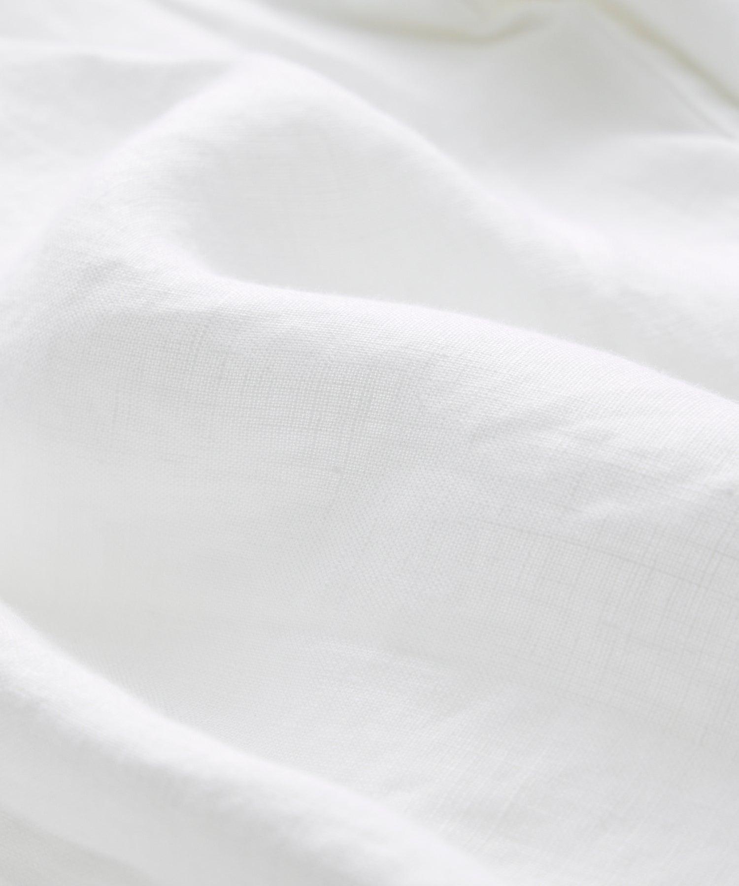 Cropped Sea Soft Irish Linen Camp Collar Shirt Product Image