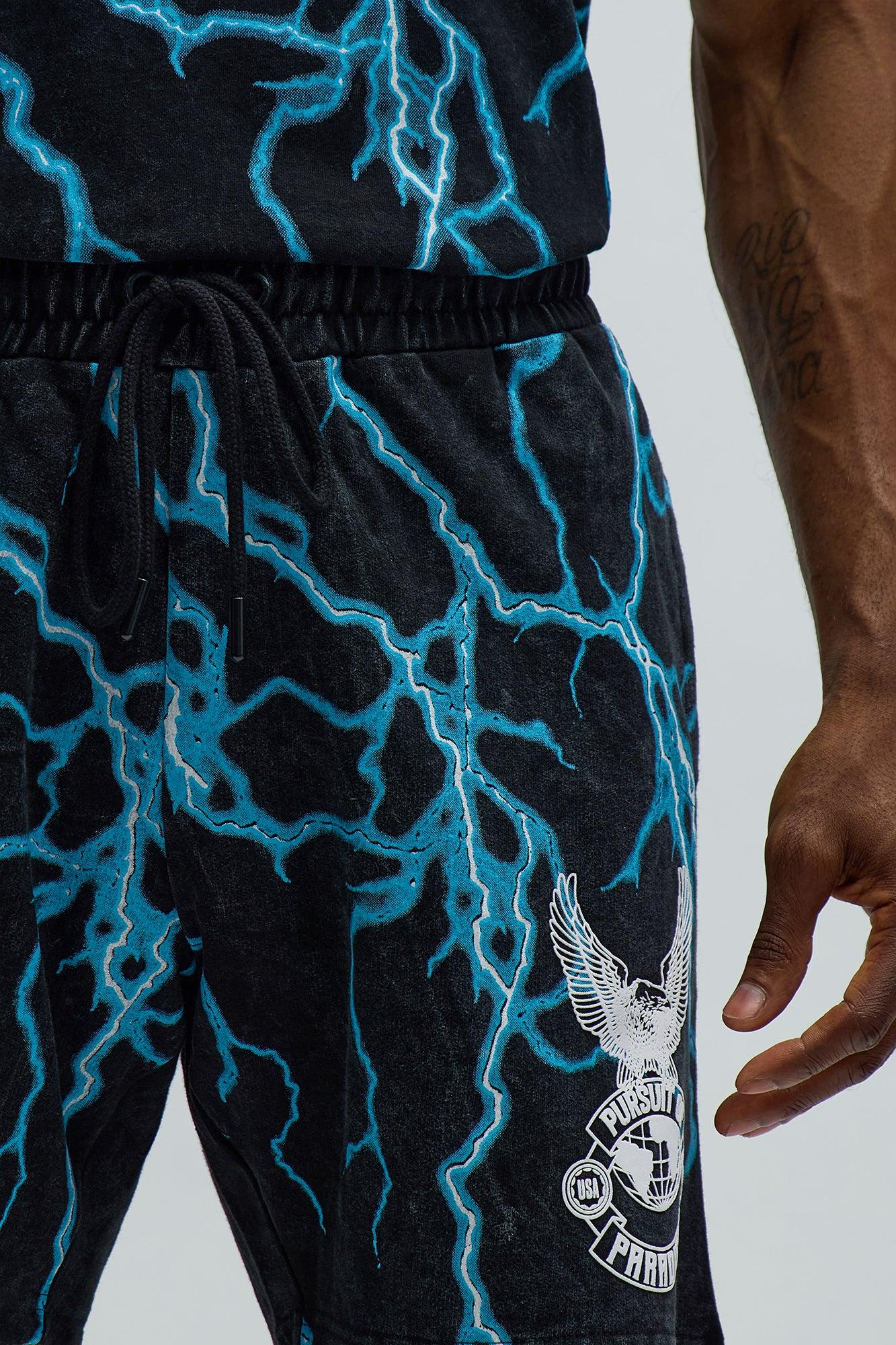 Thunder Bird Sweatshorts - Black Product Image