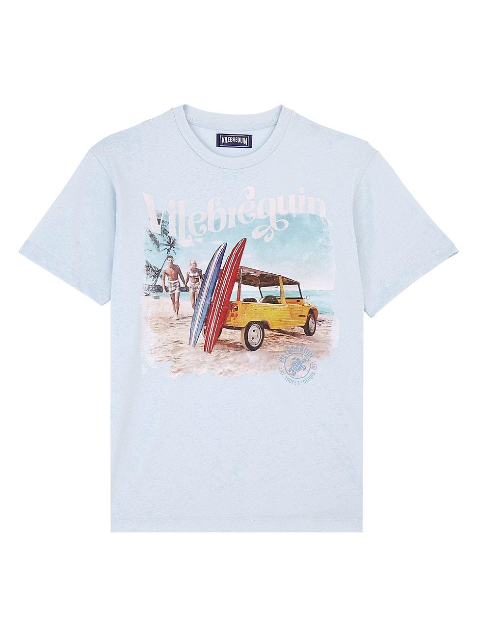 Vilebrequin Men's Surf And Mini Moke Cotton T-Shirt Product Image