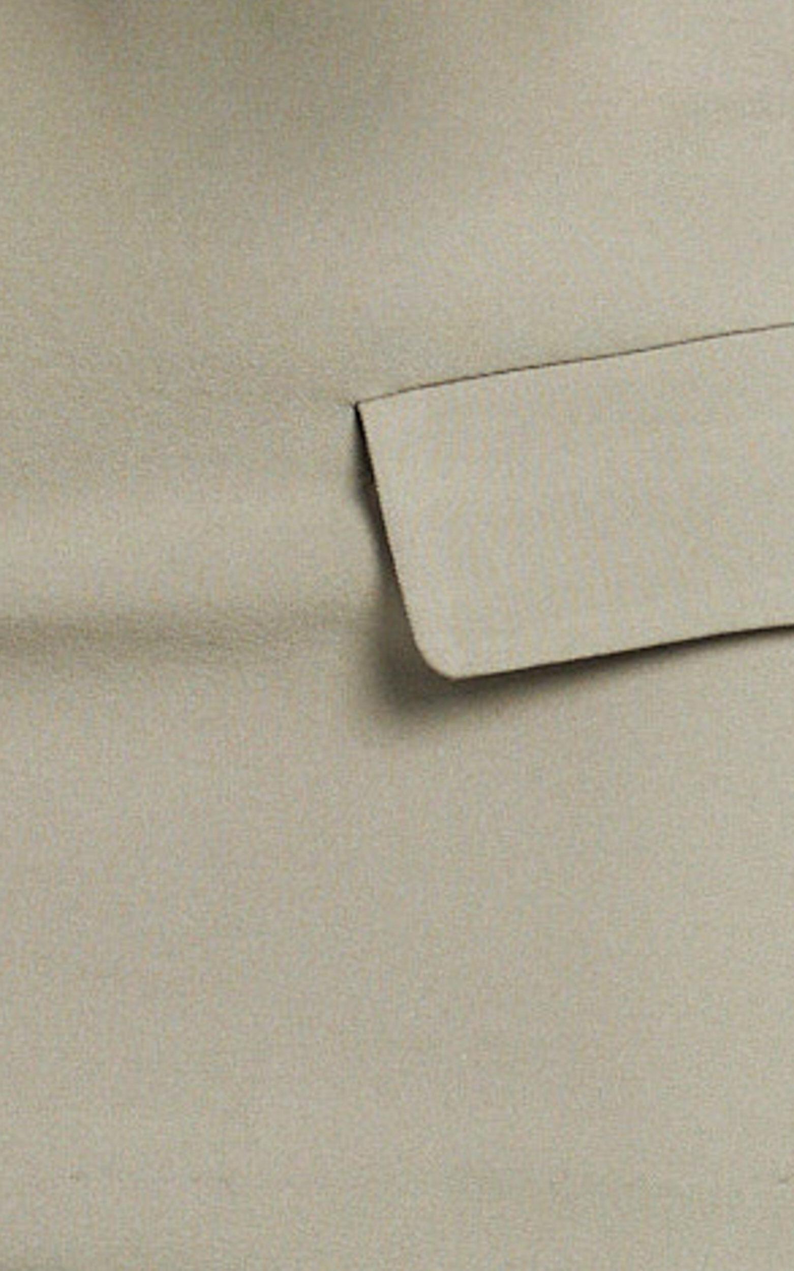 Melinda Mini Skort - Recycled Tailored Skort in Light Olive Product Image