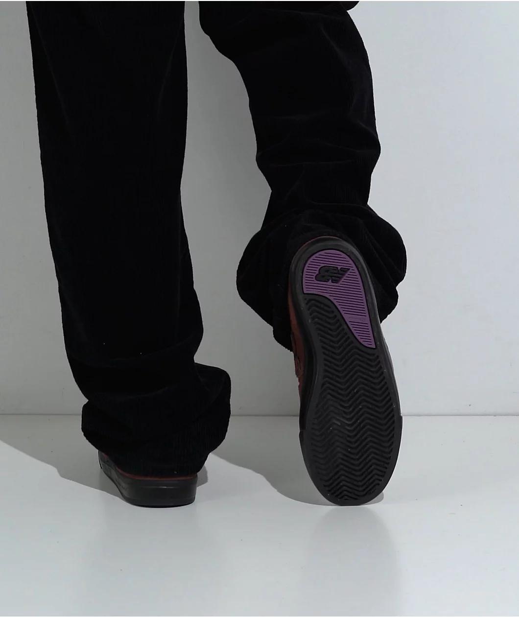 New Balance Numeric x Deathwish 306 Jamie Foy Deathwish Brown & Black Skate Shoes Product Image