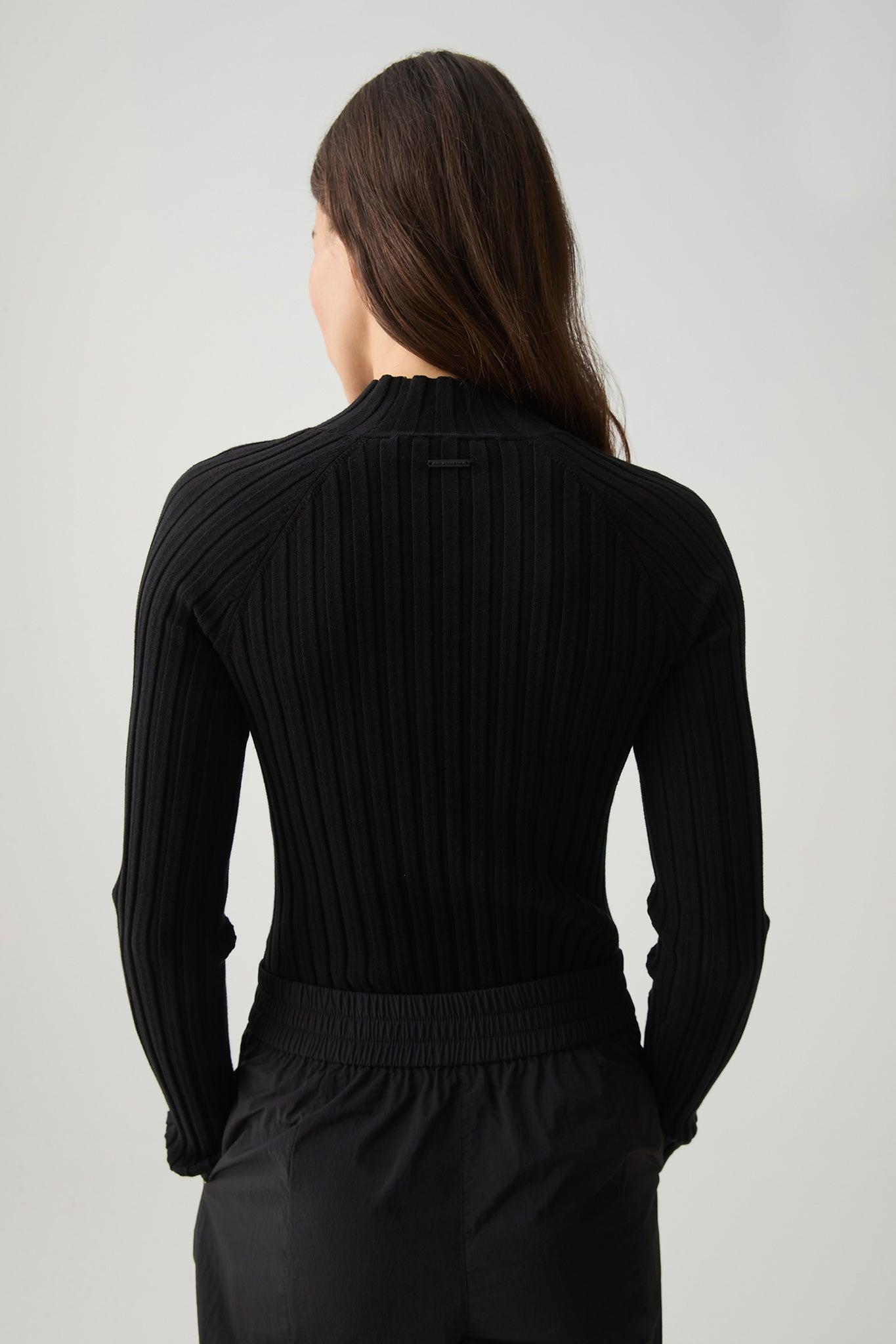 Ribbed Raglan Long Sleeve Top 460 Product Image