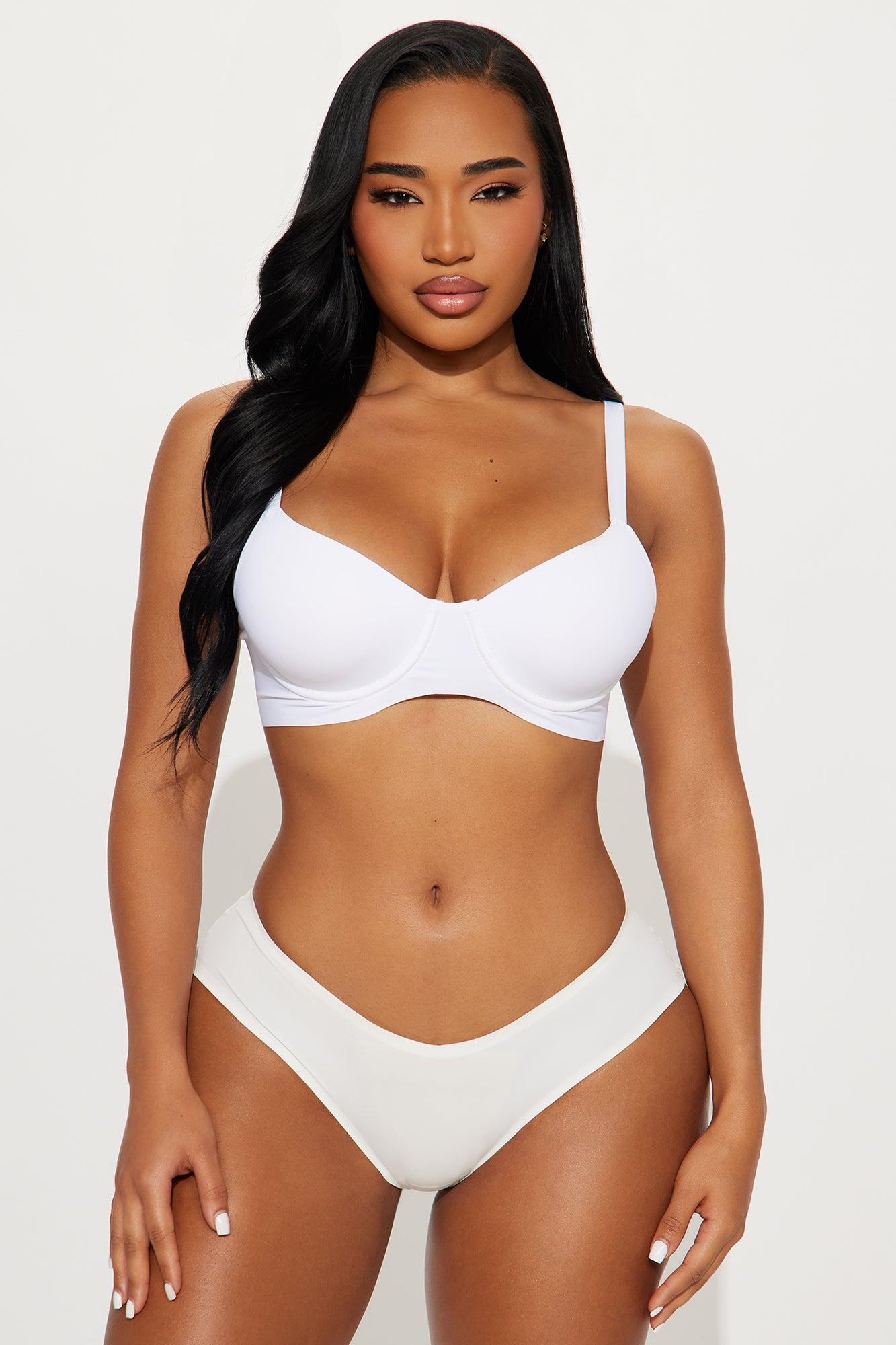 Crush On You V Front Hipster Panty - Cream Product Image