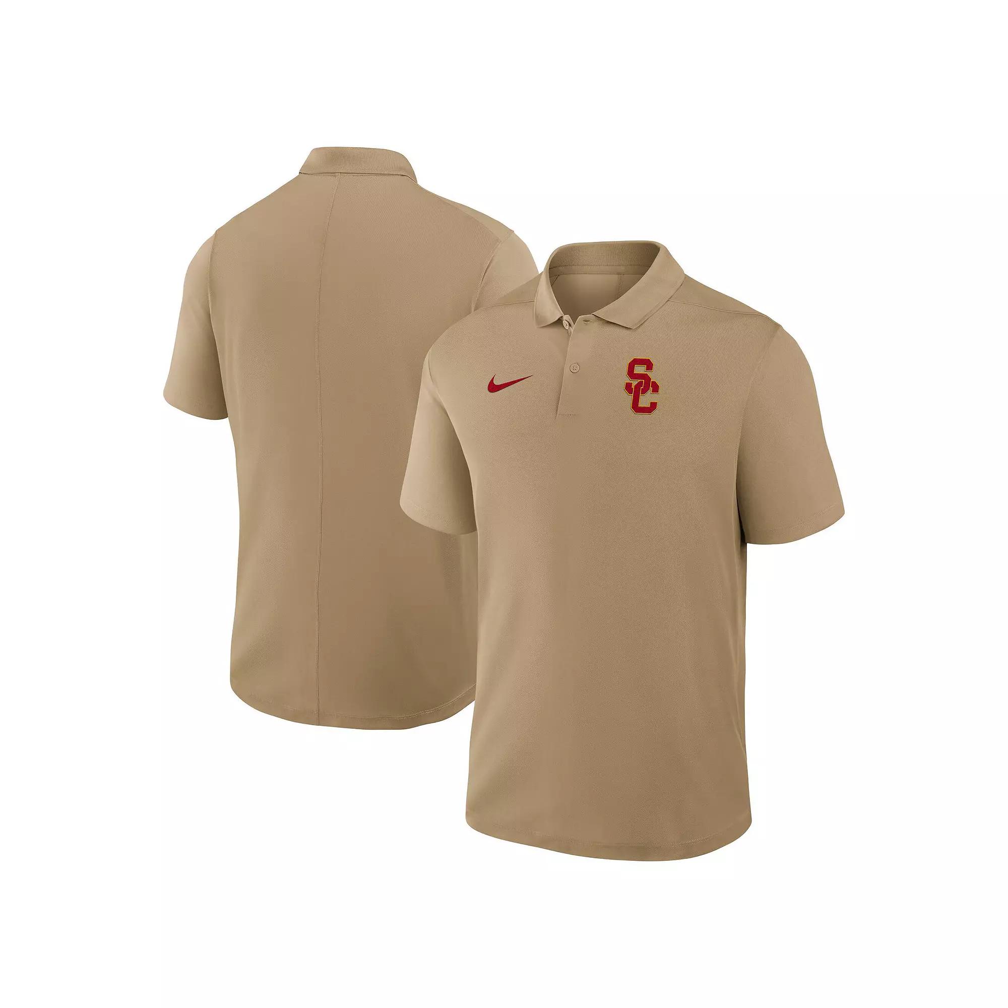 Men's Nike Tan Tennessee Volunteers Primetime Victory Primary Logo Performance Polo, Size: 3XL, Team Product Image